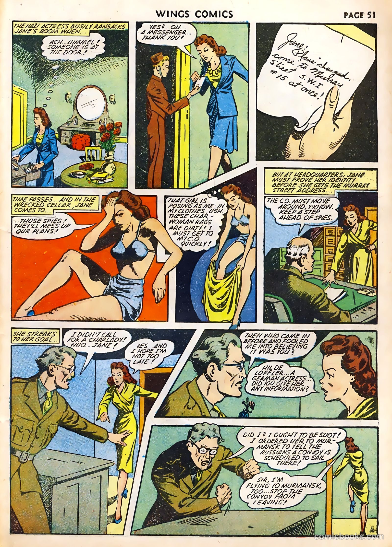 Wings Comics #29 (1943) — page 53 of 68