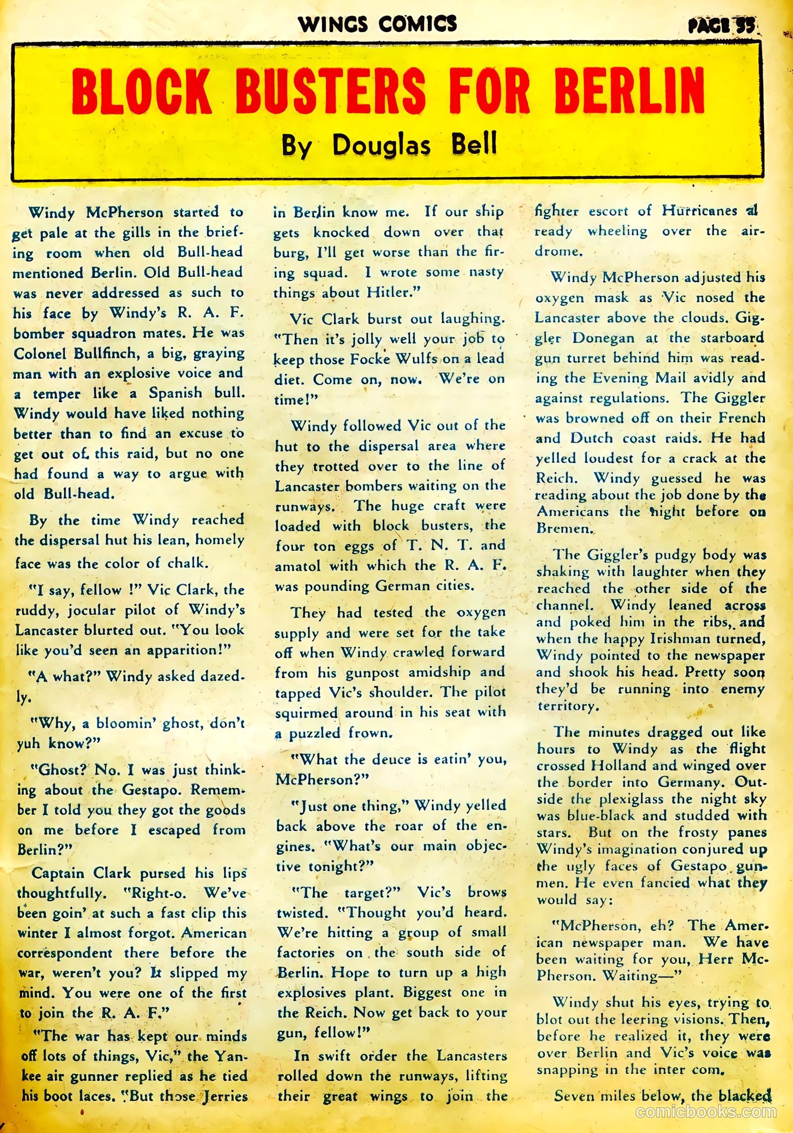 Wings Comics #29 (1943) — page 57 of 68
