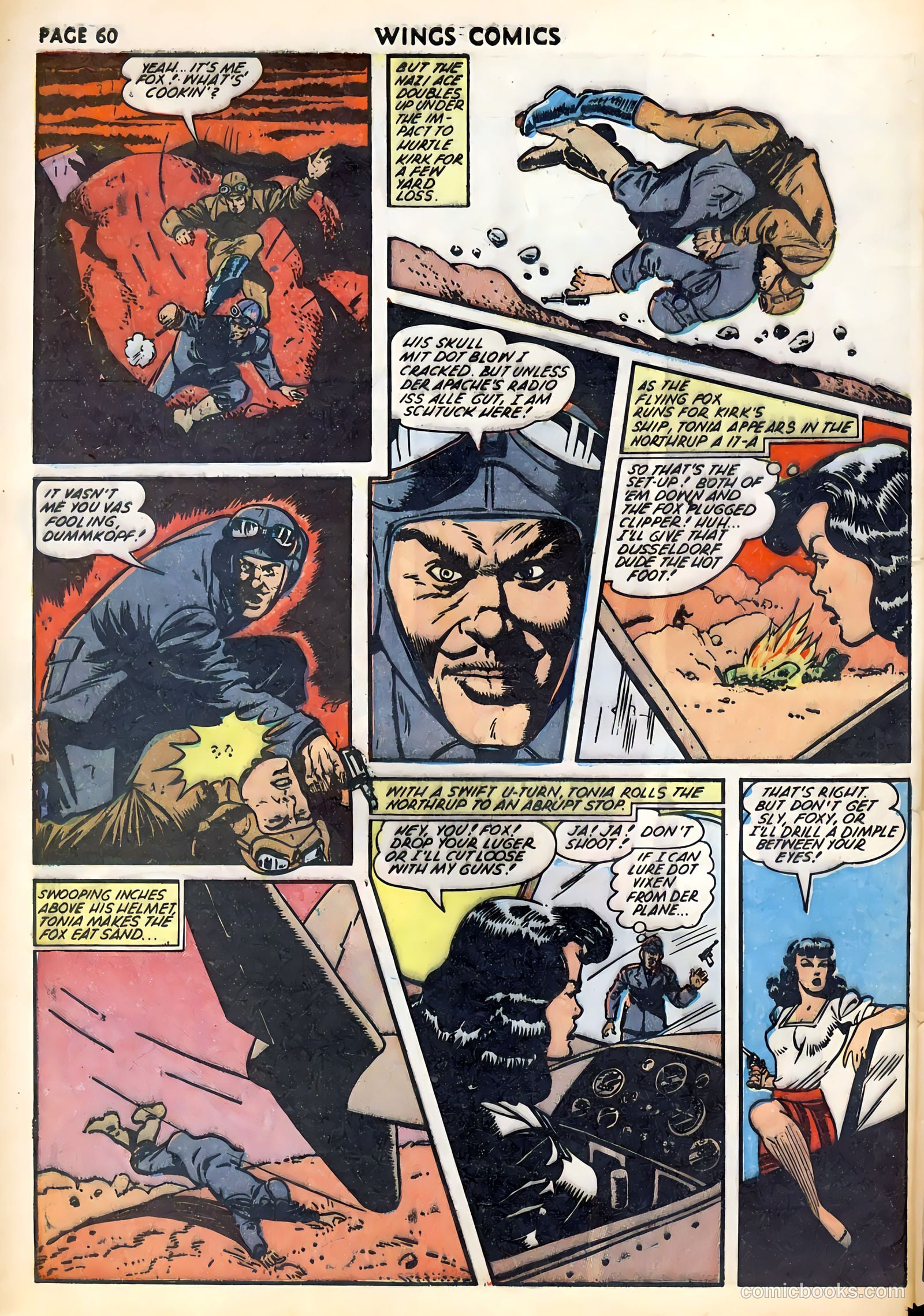 Wings Comics #29 (1943) — page 62 of 68