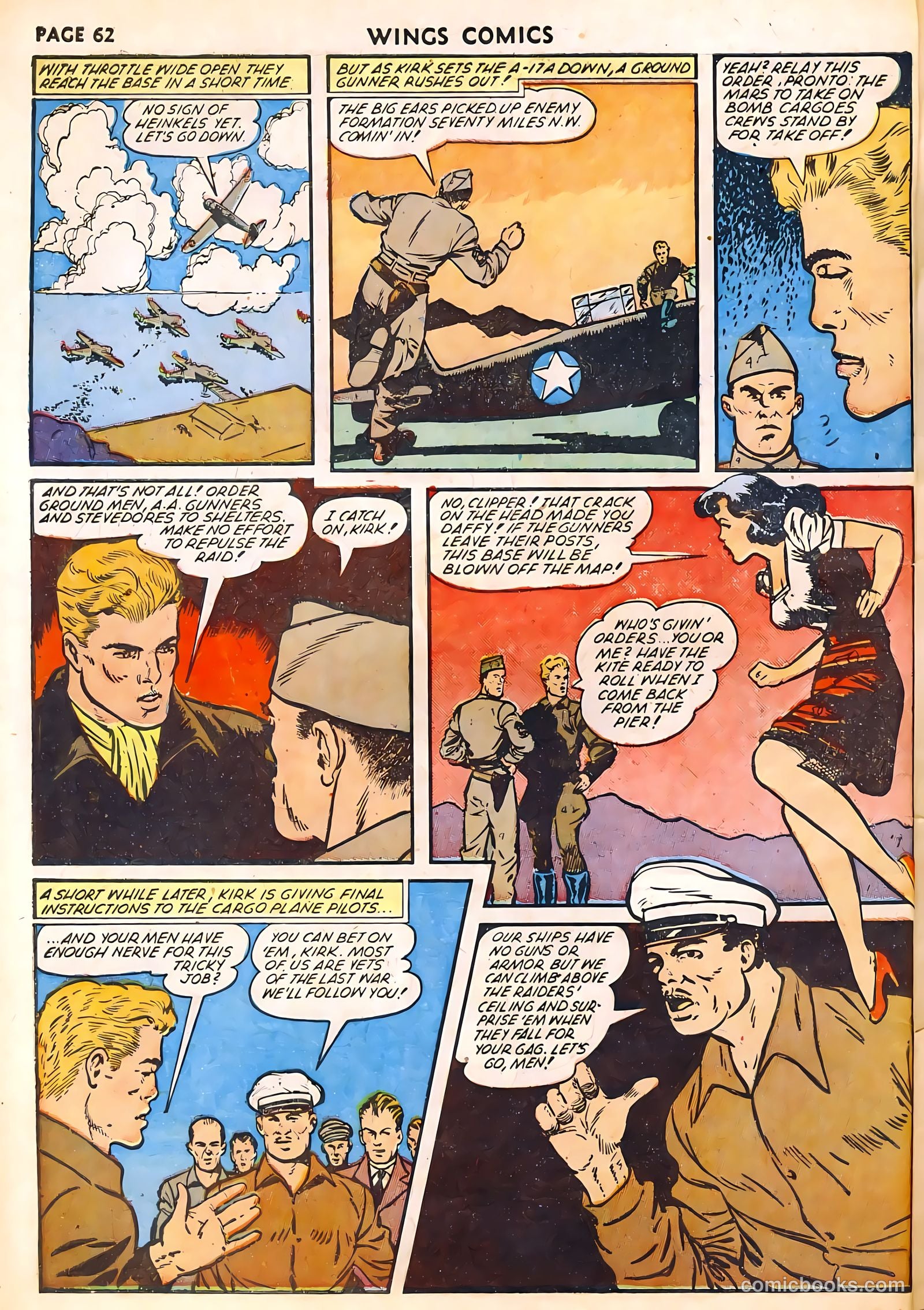 Wings Comics #29 (1943) — page 64 of 68
