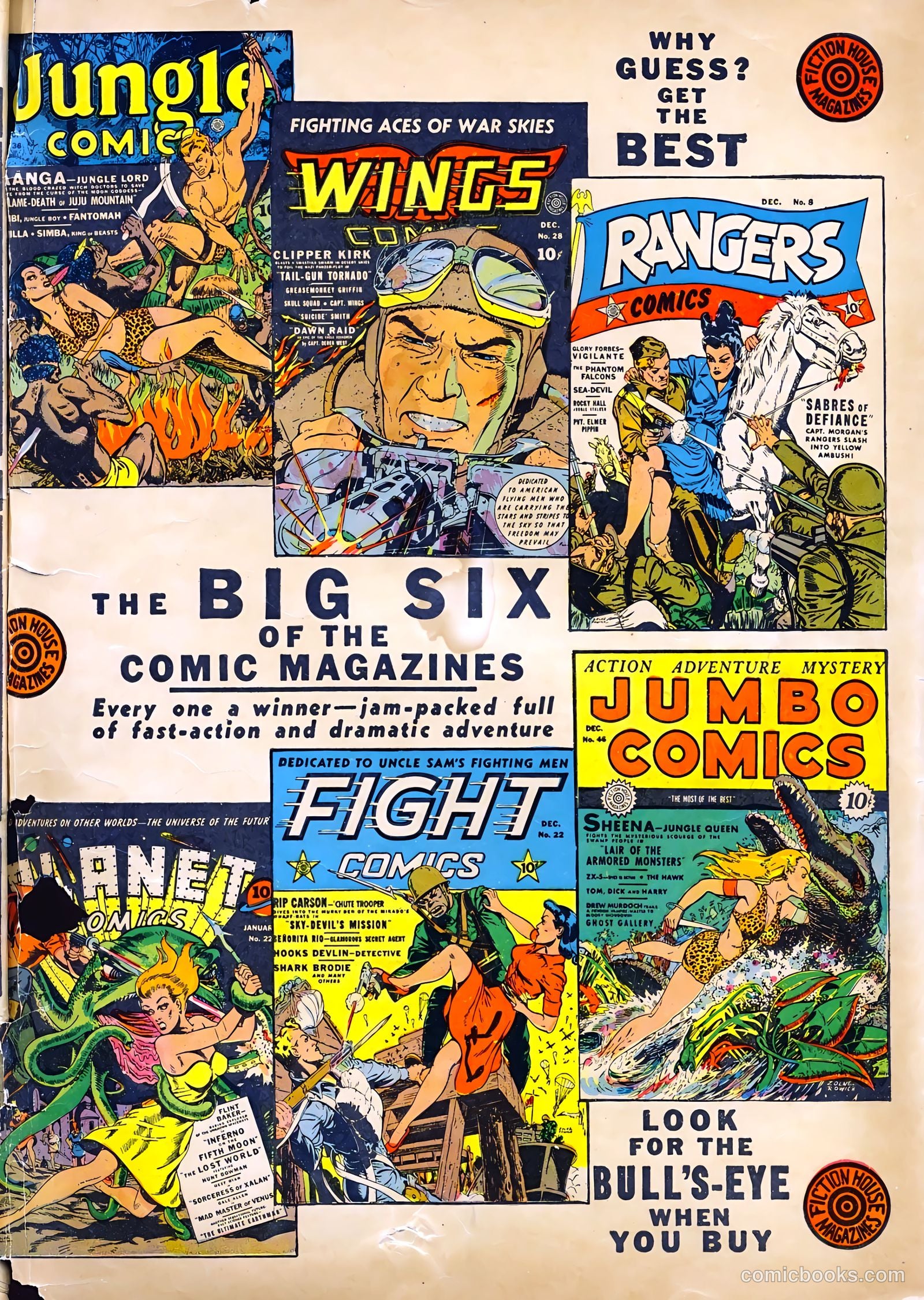 Wings Comics #29 (1943) — page 67 of 68