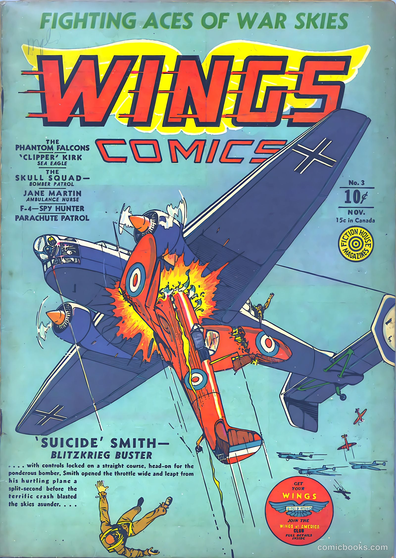 Wings Comics #3