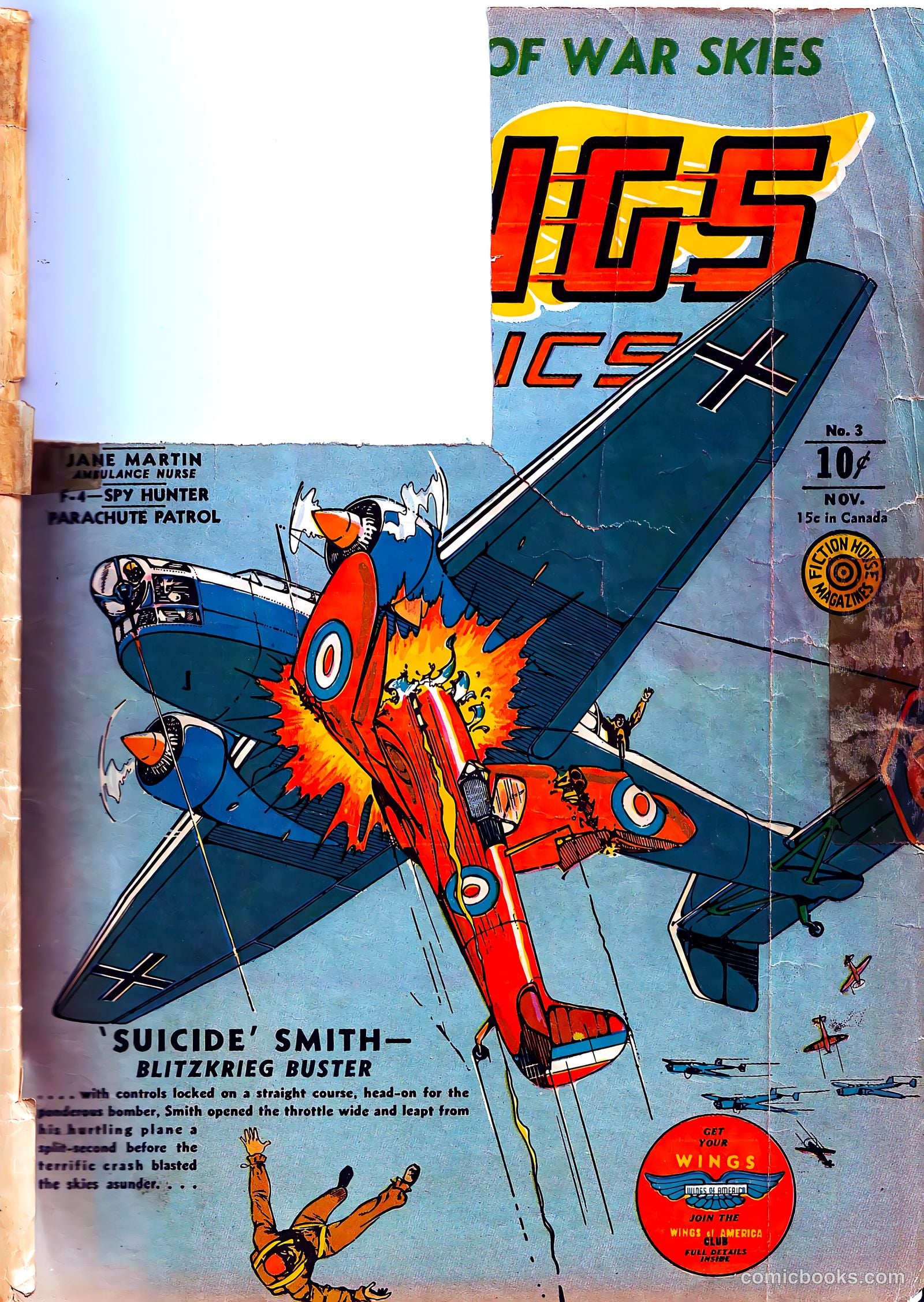 Wings Comics #3 (1940) — page 2 of 69