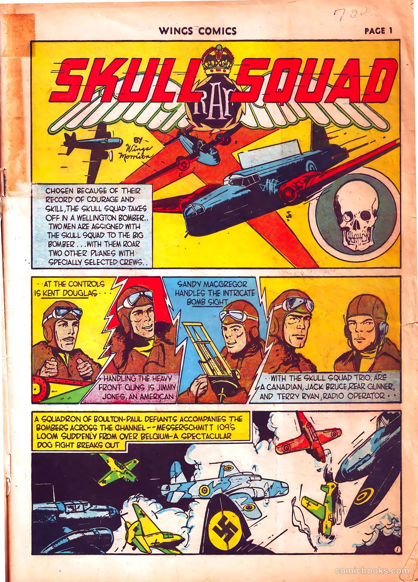 Wings Comics #3 (1940) — page 4 of 69