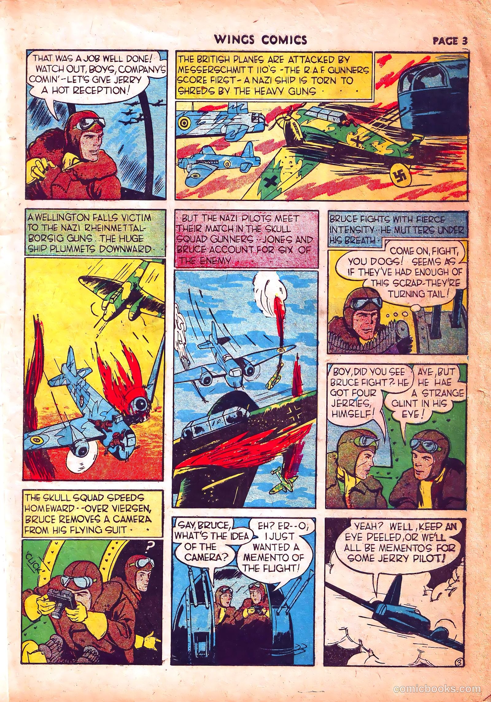 Wings Comics #3 (1940) — page 6 of 69