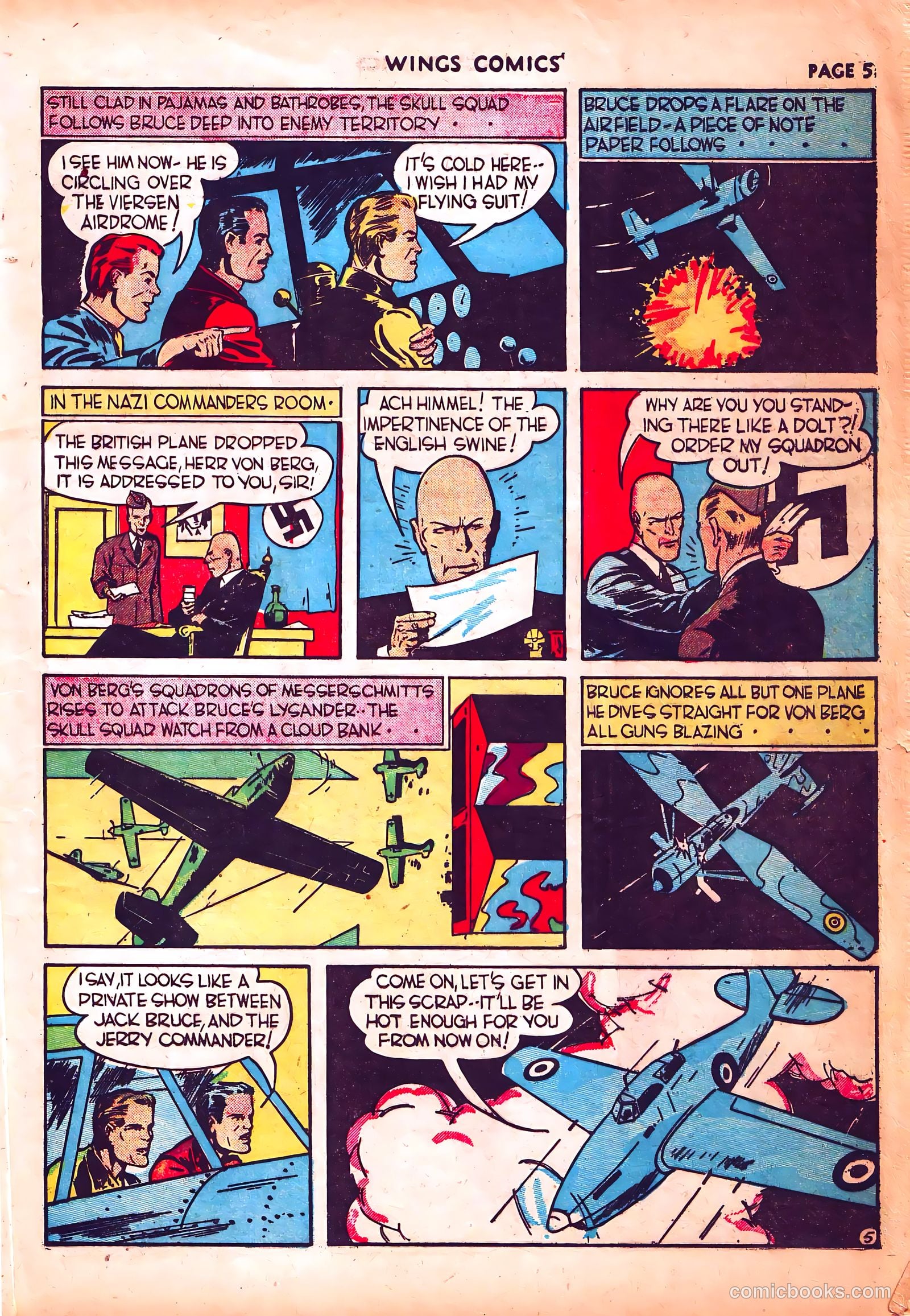 Wings Comics #3 (1940) — page 8 of 69