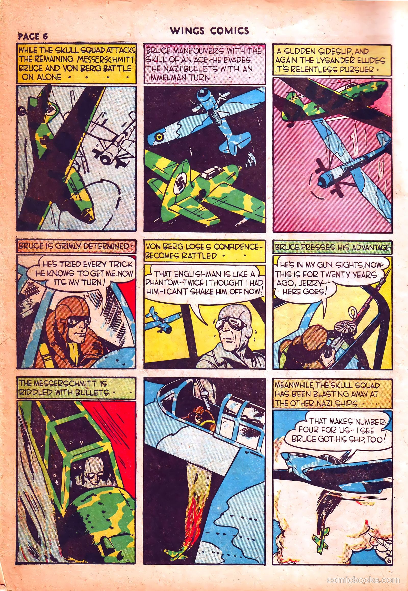 Wings Comics #3 (1940) — page 9 of 69