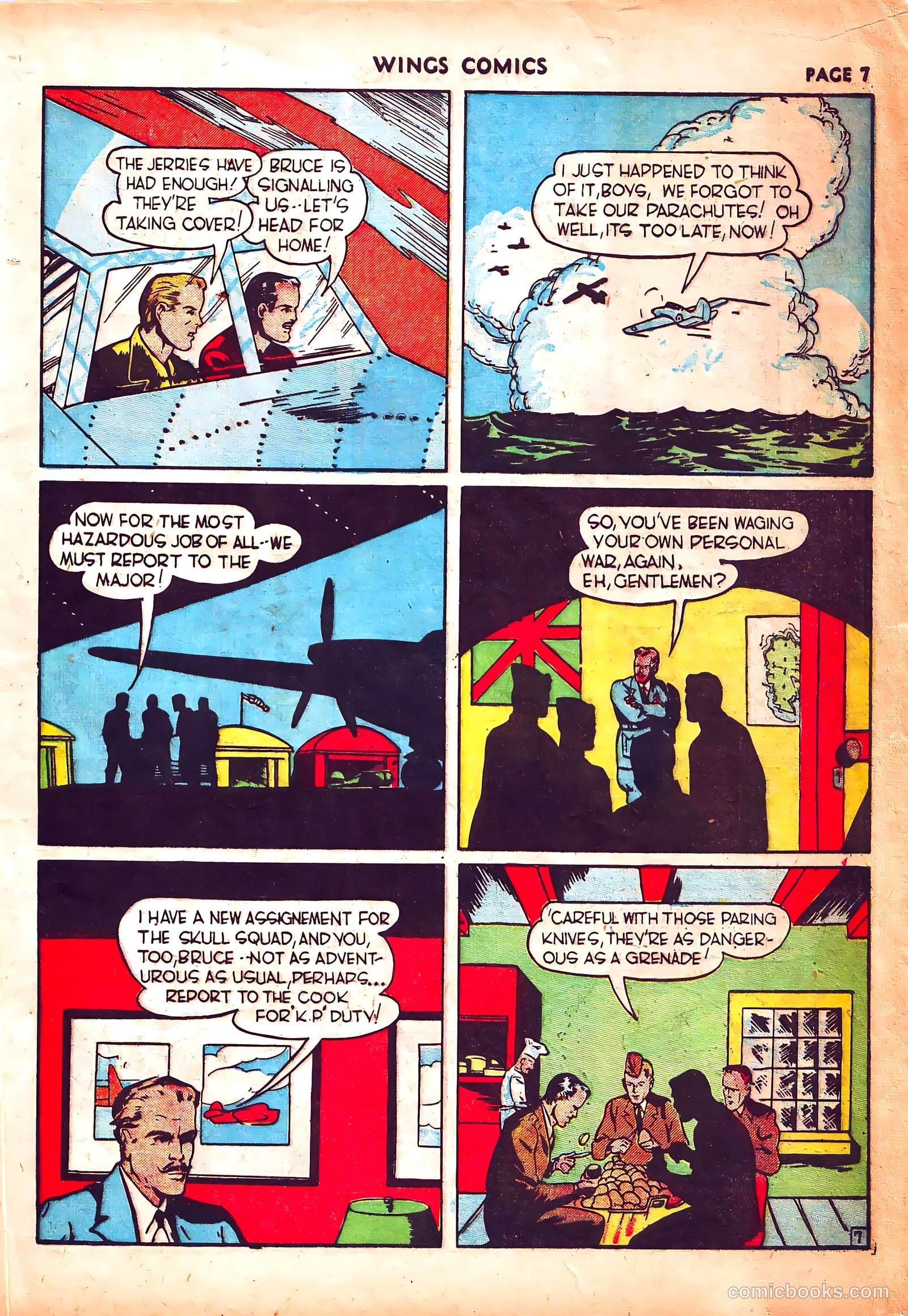 Wings Comics #3 (1940) — page 10 of 69