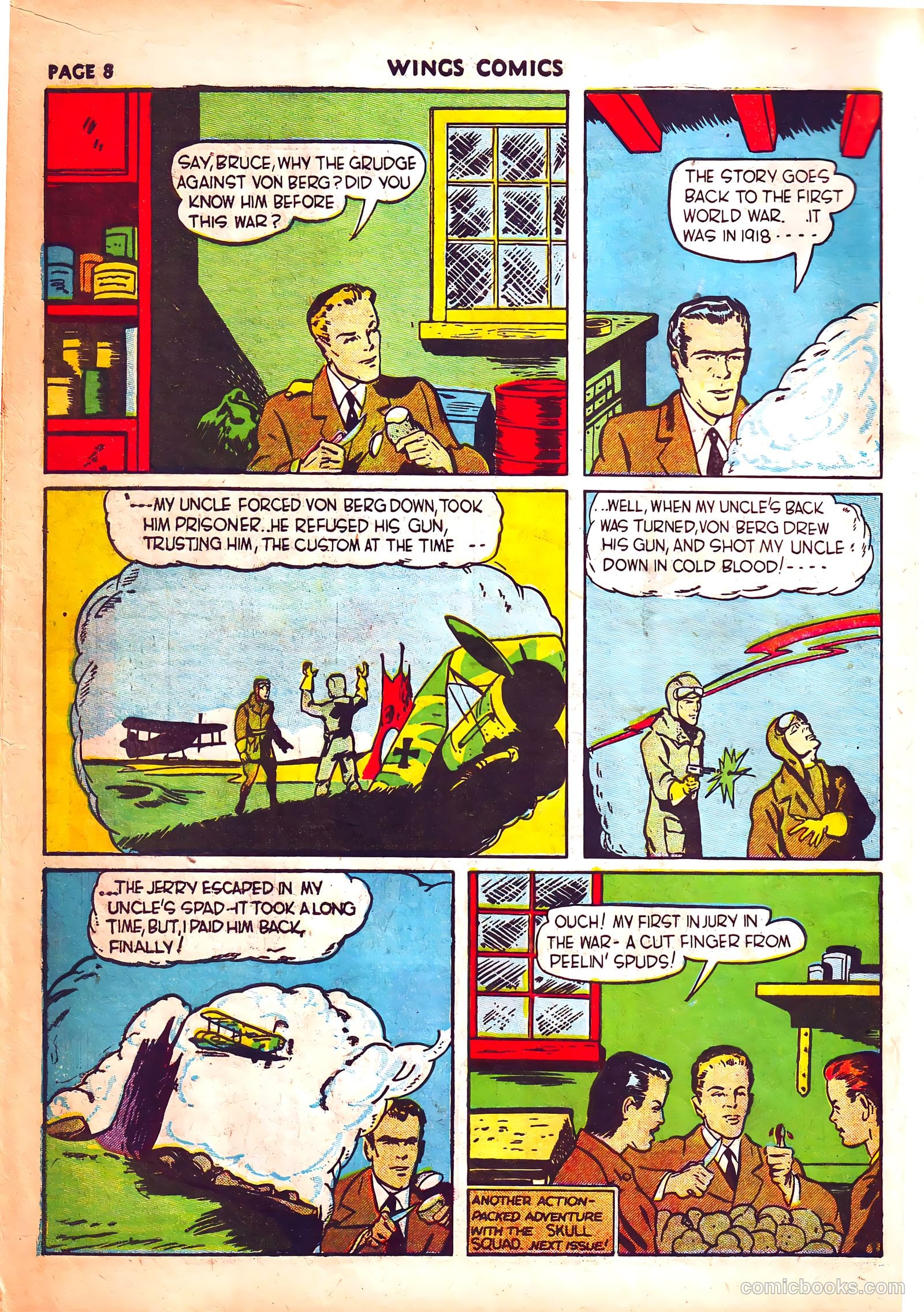 Wings Comics #3 (1940) — page 11 of 69