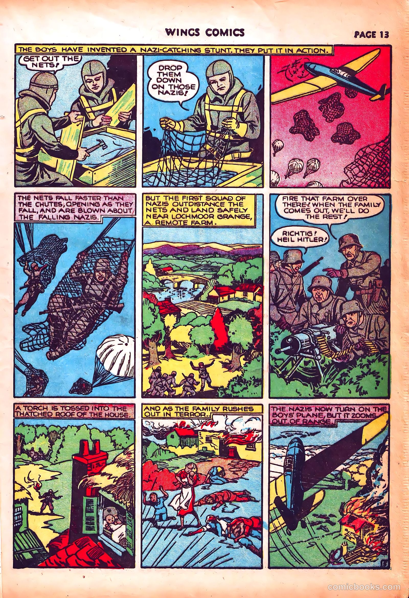 Wings Comics #3 (1940) — page 16 of 69