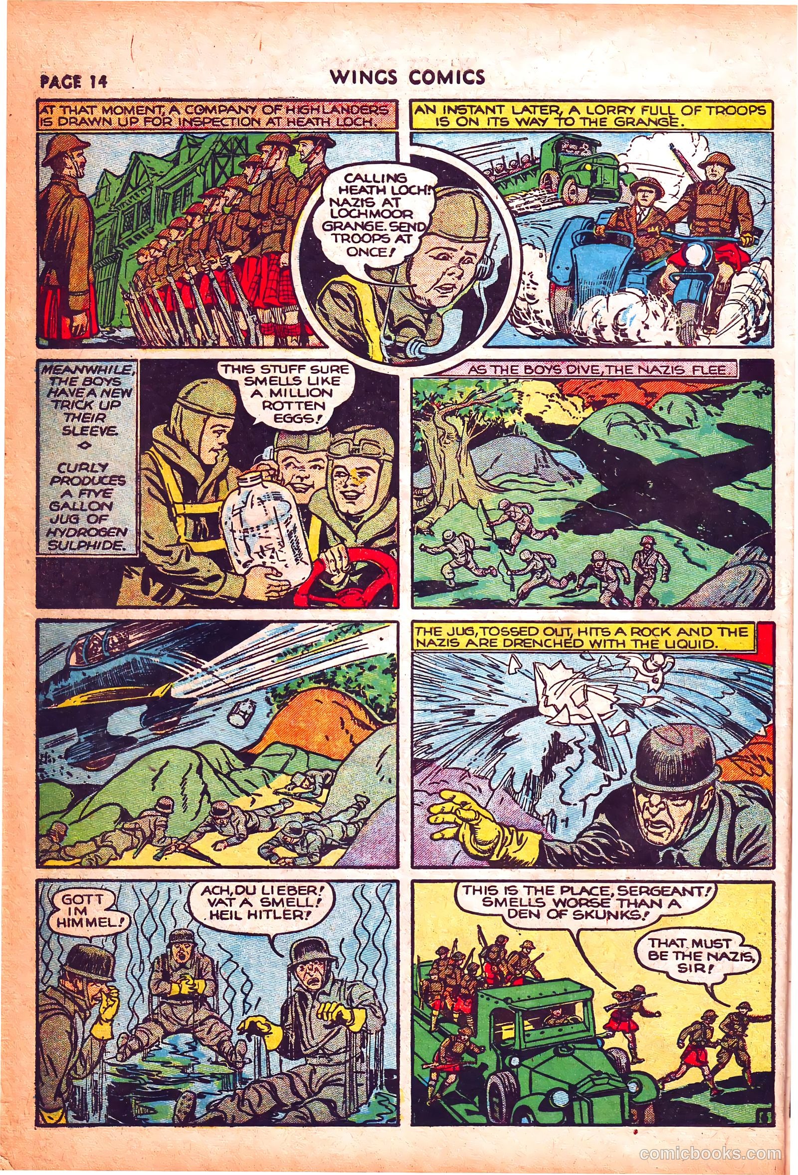Wings Comics #3 (1940) — page 17 of 69