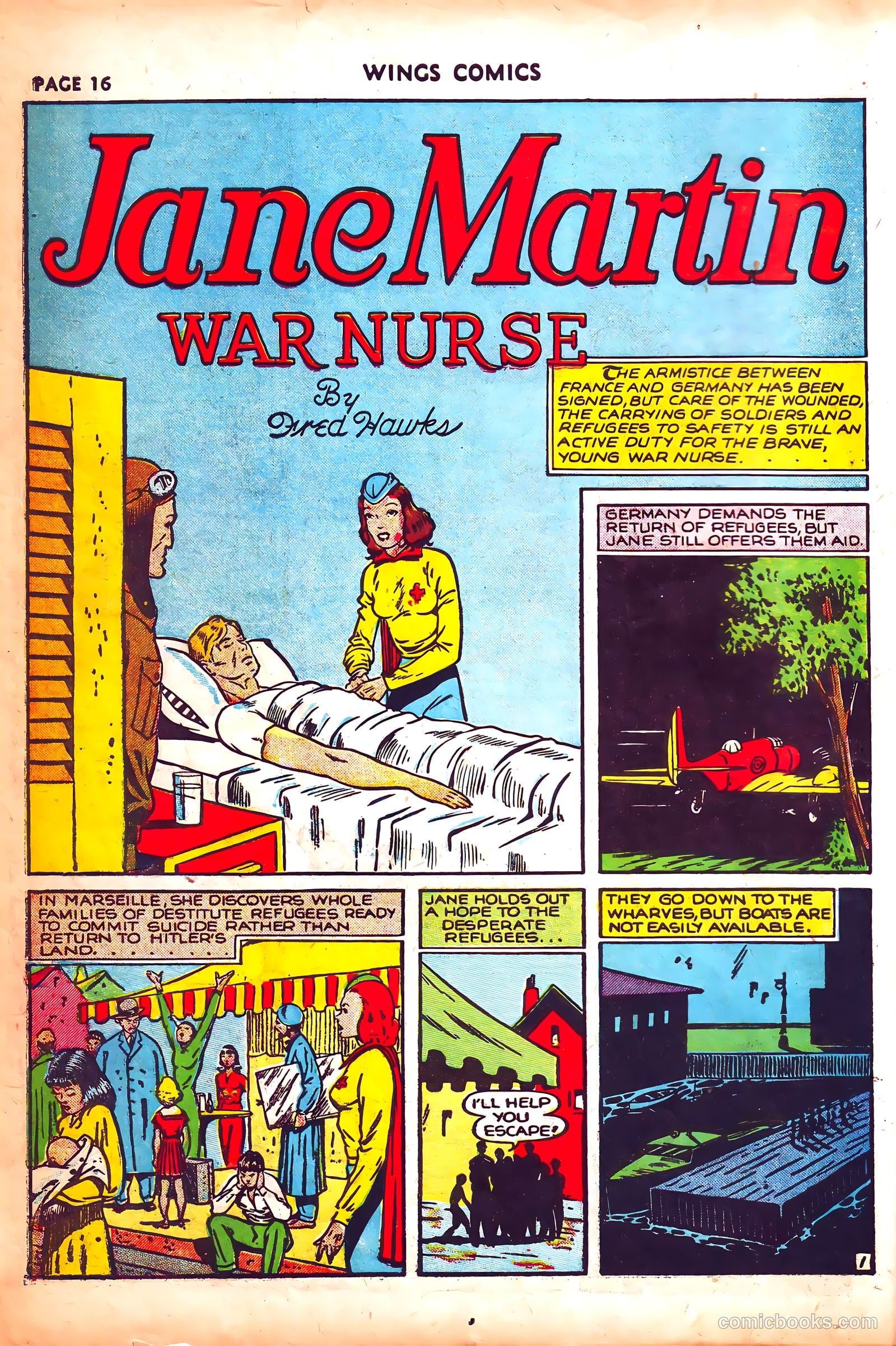 Wings Comics #3 (1940) — page 19 of 69