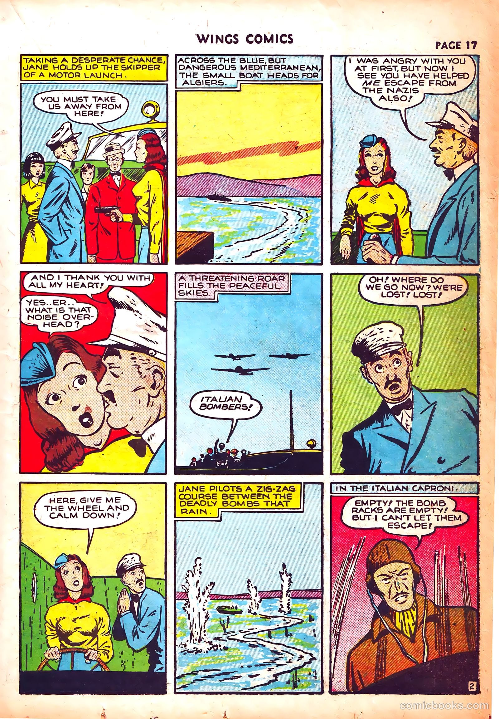 Wings Comics #3 (1940) — page 20 of 69
