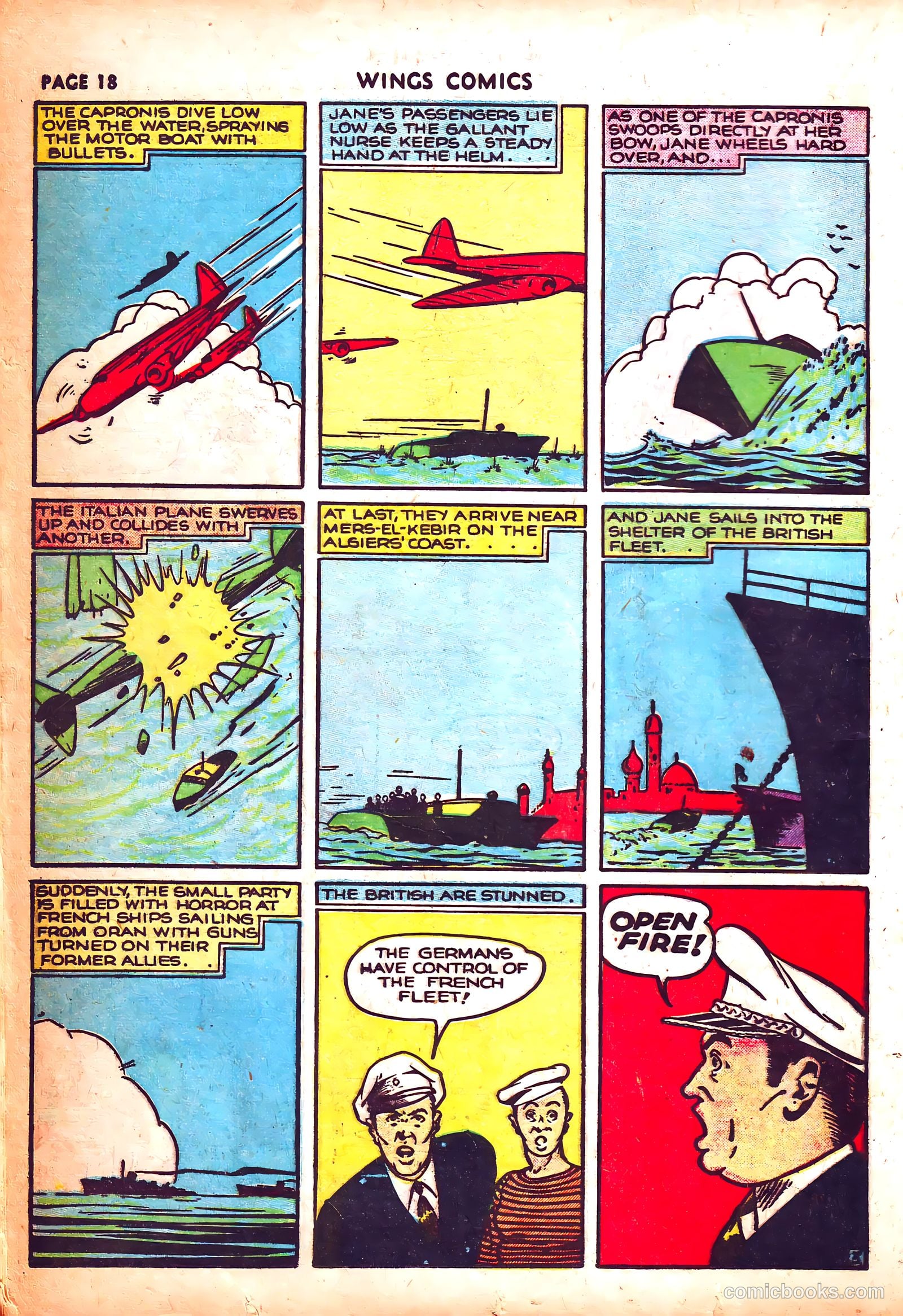 Wings Comics #3 (1940) — page 21 of 69