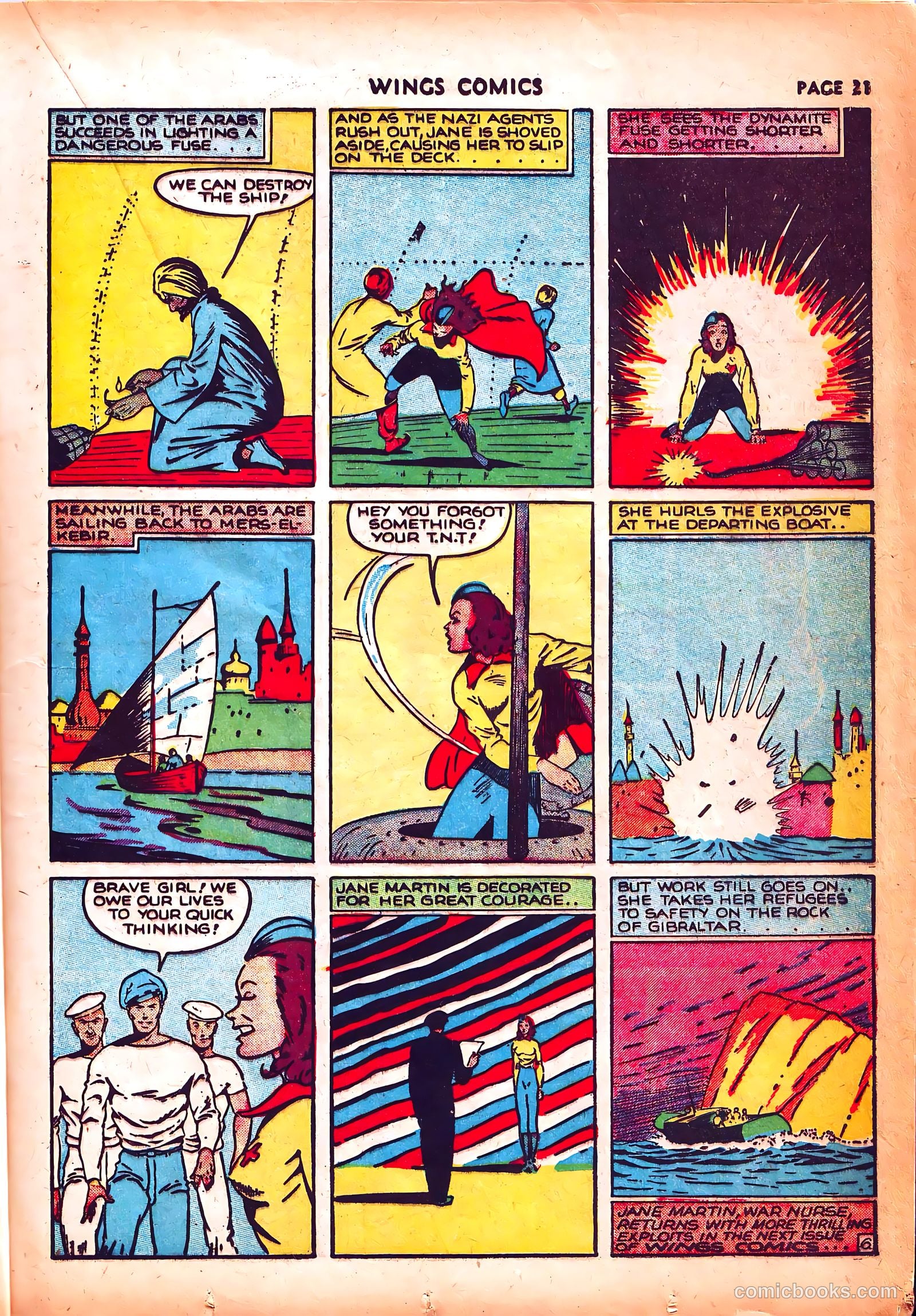 Wings Comics #3 (1940) — page 24 of 69