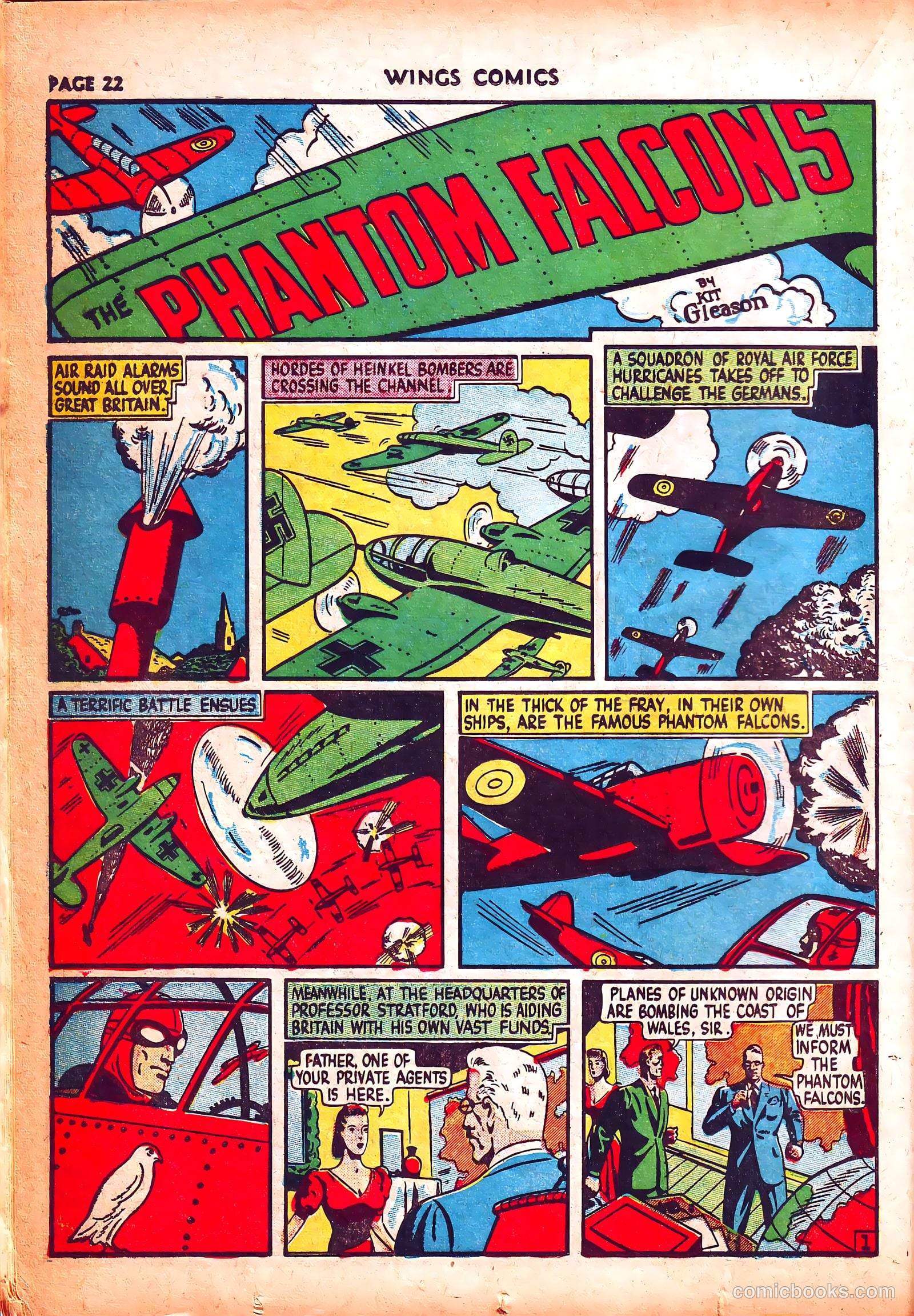 Wings Comics #3 (1940) — page 25 of 69