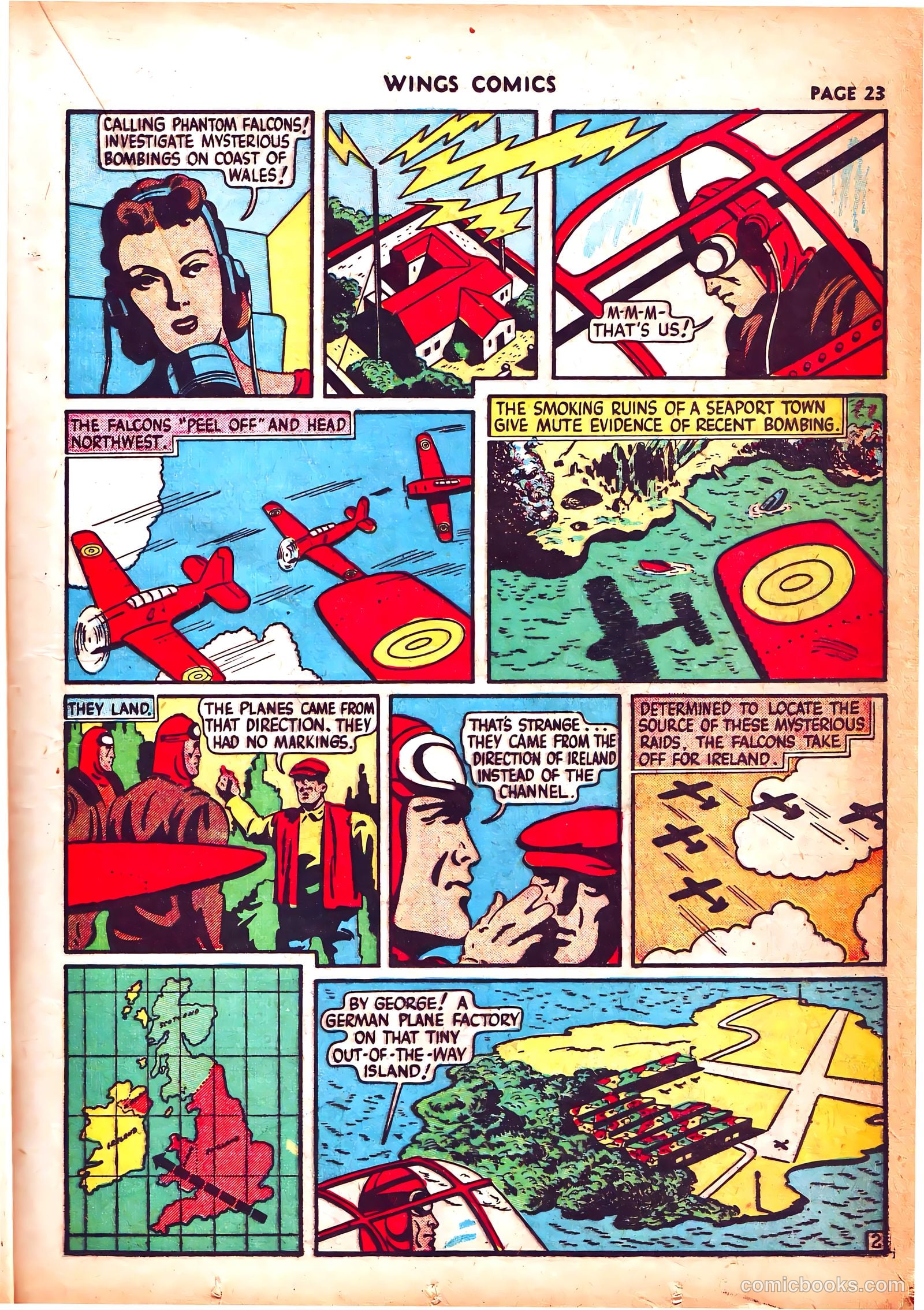Wings Comics #3 (1940) — page 26 of 69