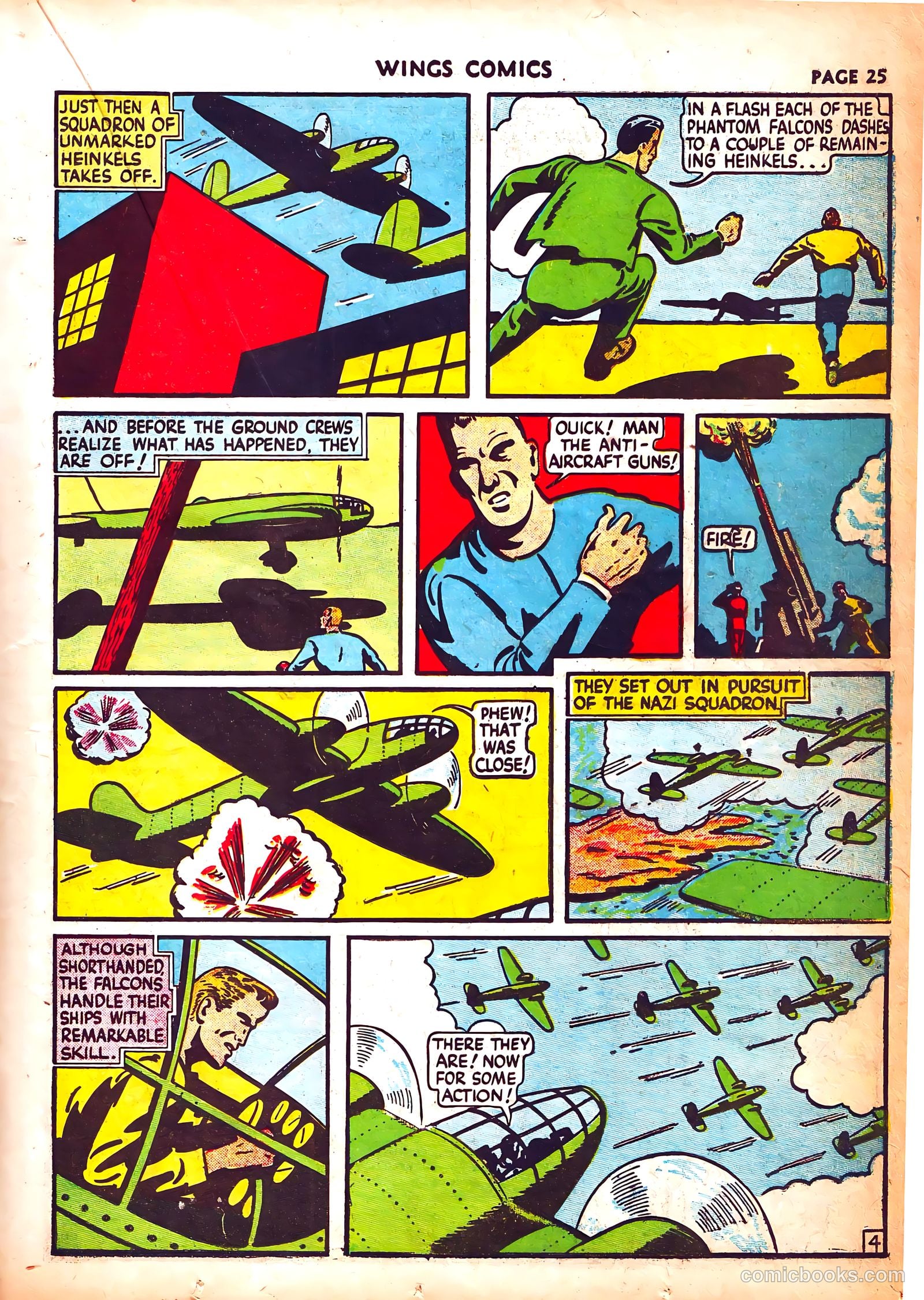 Wings Comics #3 (1940) — page 28 of 69