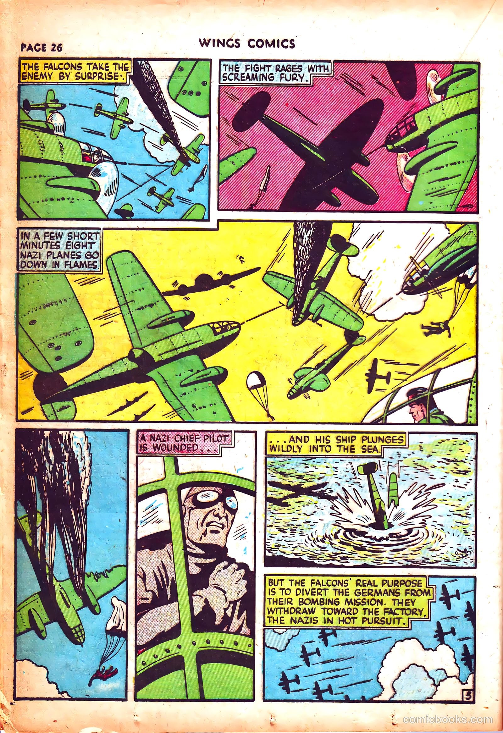Wings Comics #3 (1940) — page 29 of 69