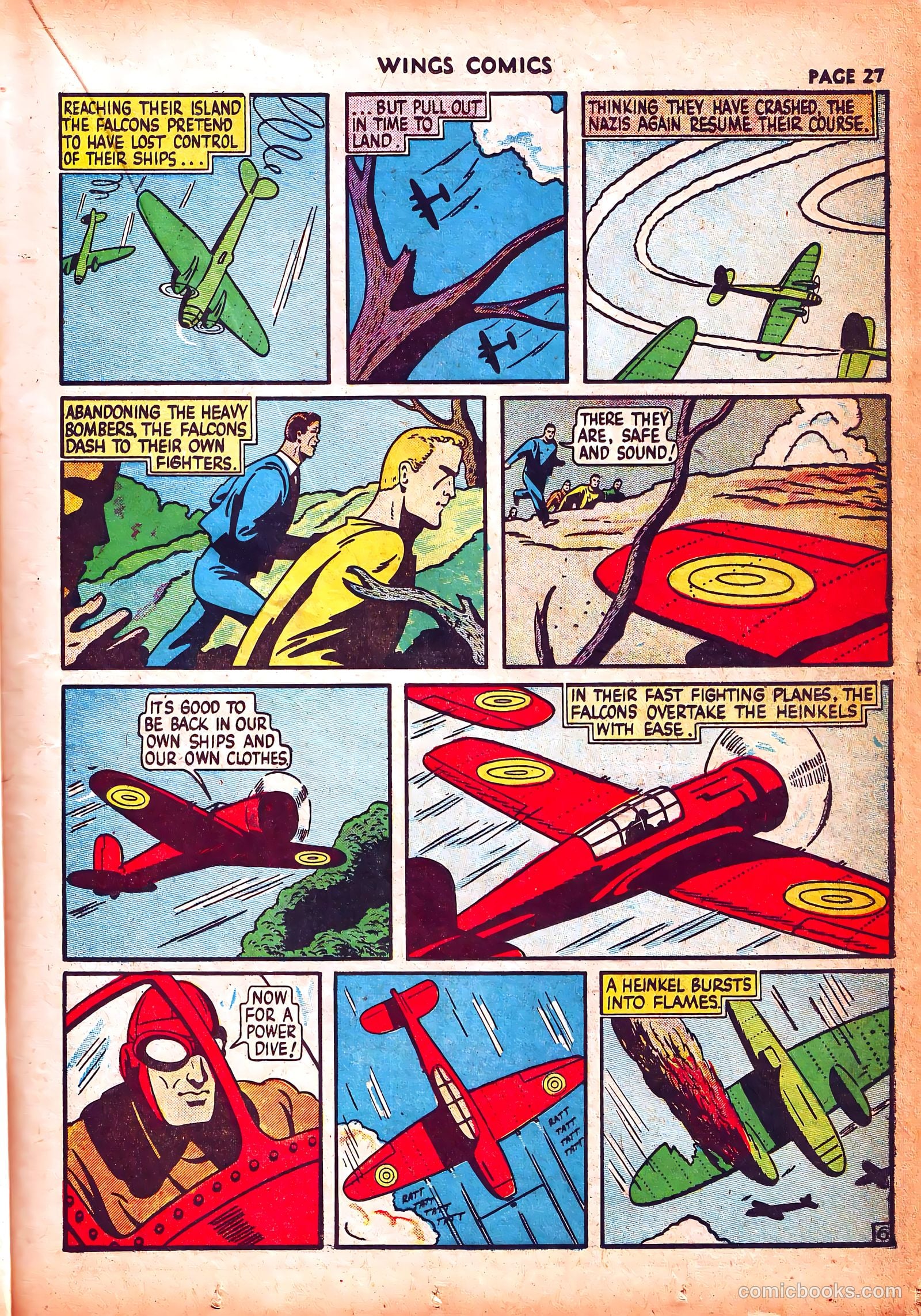 Wings Comics #3 (1940) — page 30 of 69