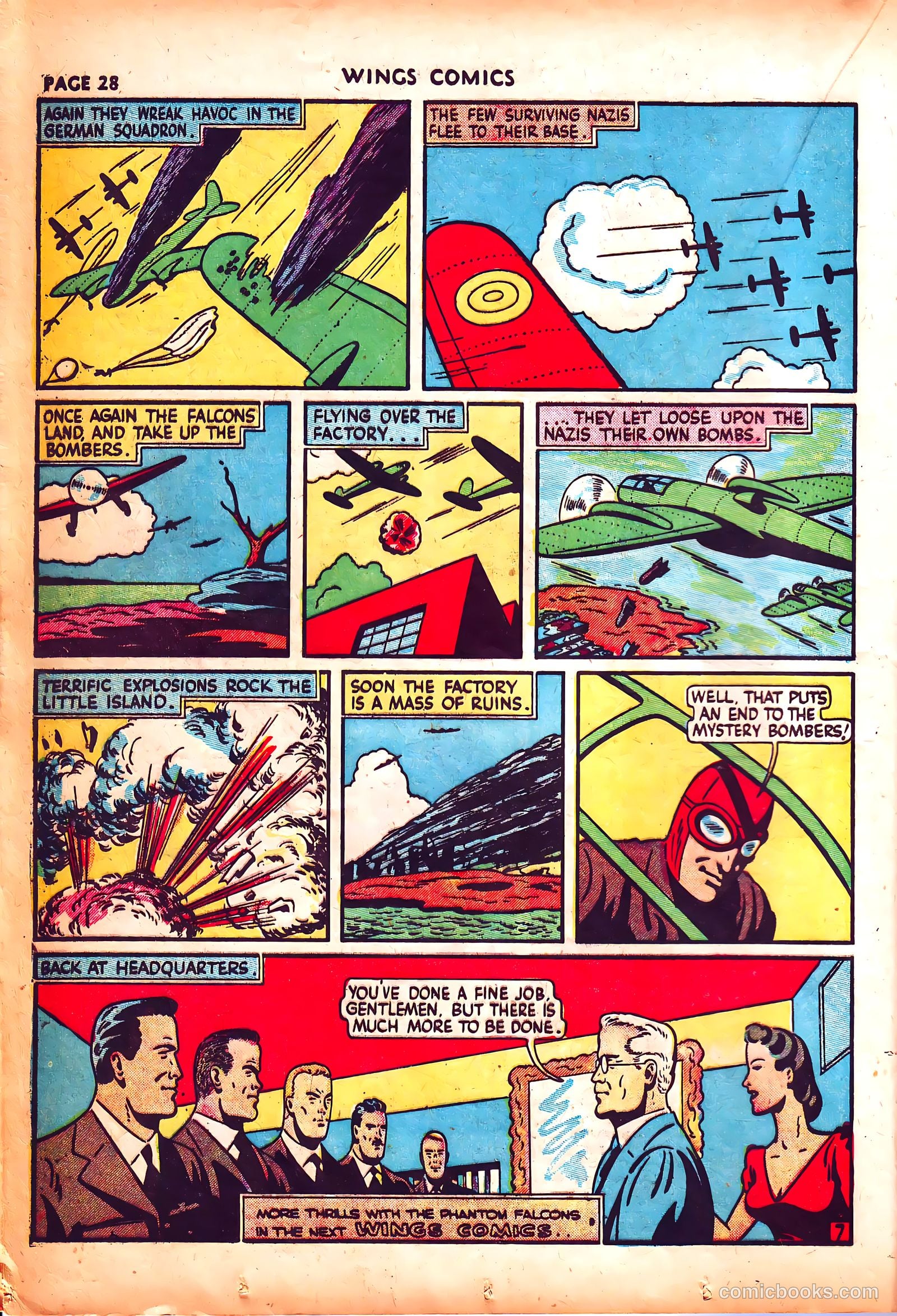 Wings Comics #3 (1940) — page 31 of 69