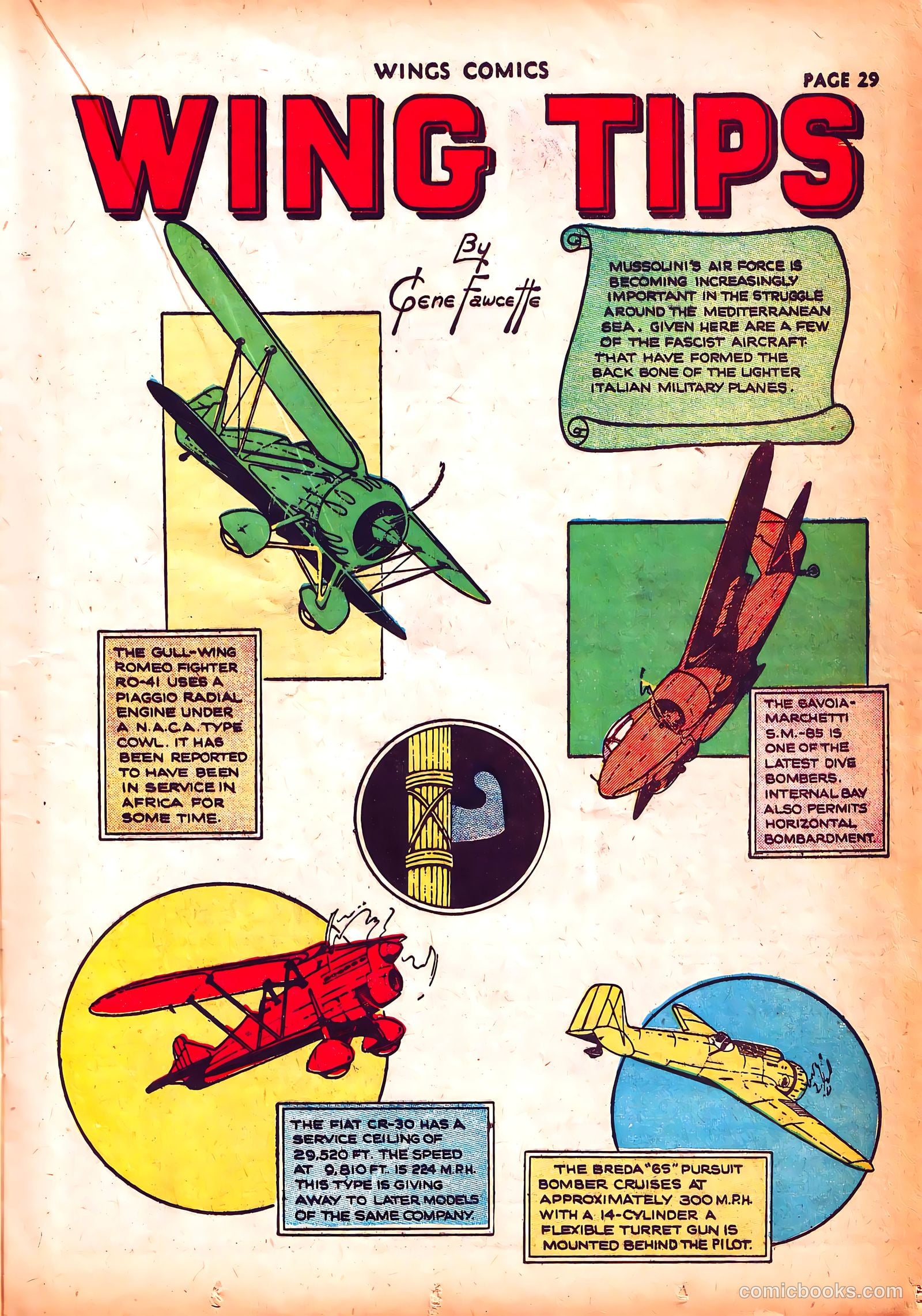 Wings Comics #3 (1940) — page 32 of 69