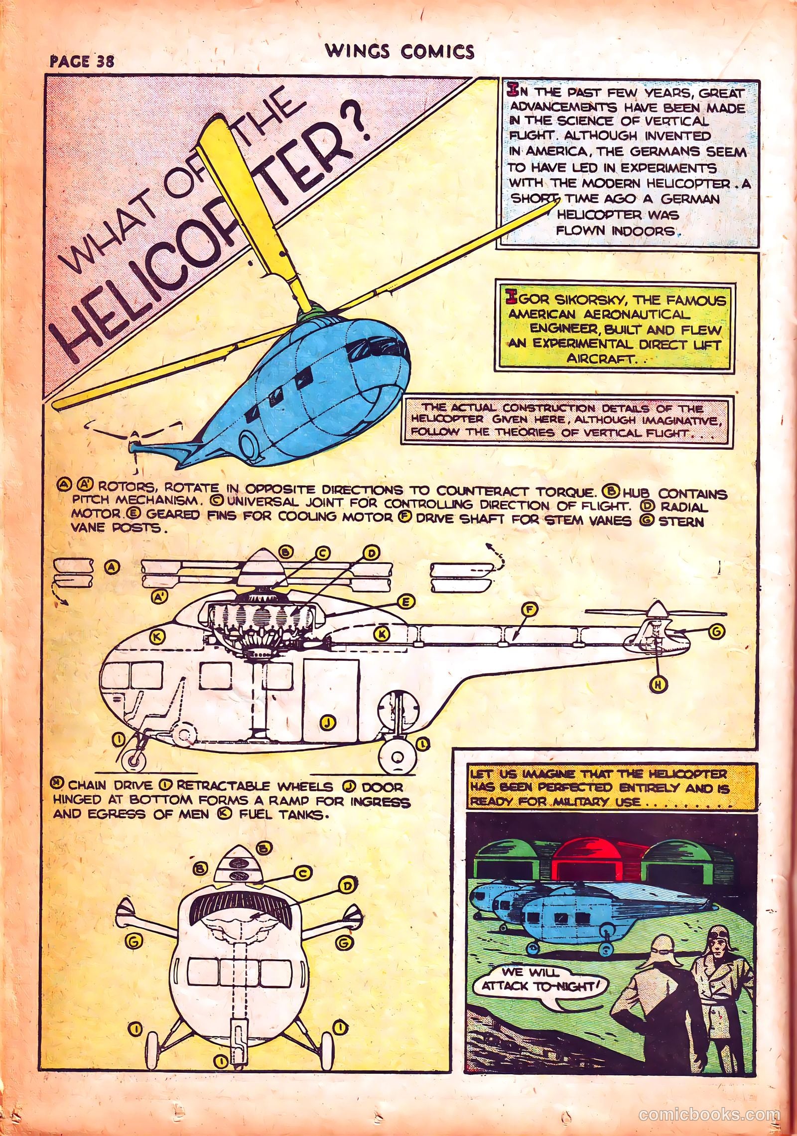 Wings Comics #3 (1940) — page 41 of 69