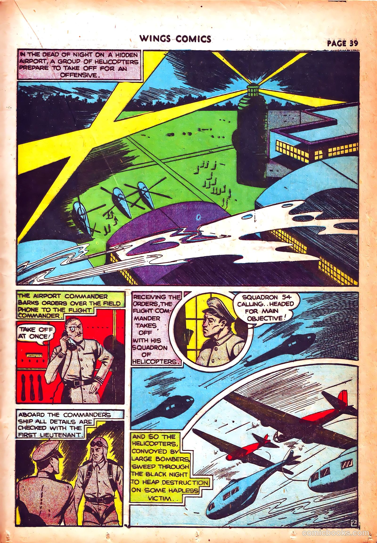 Wings Comics #3 (1940) — page 42 of 69