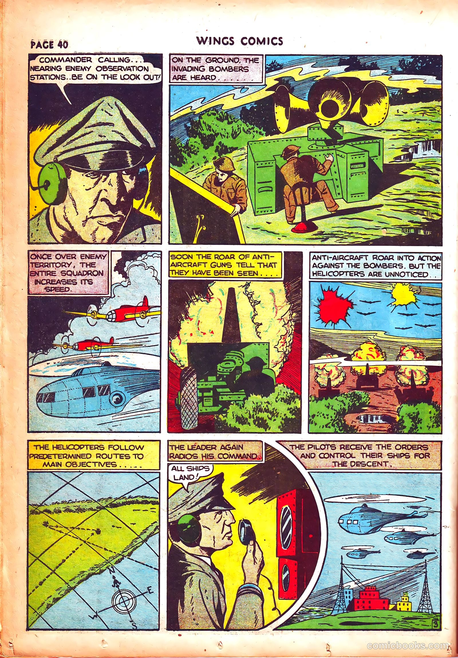 Wings Comics #3 (1940) — page 43 of 69