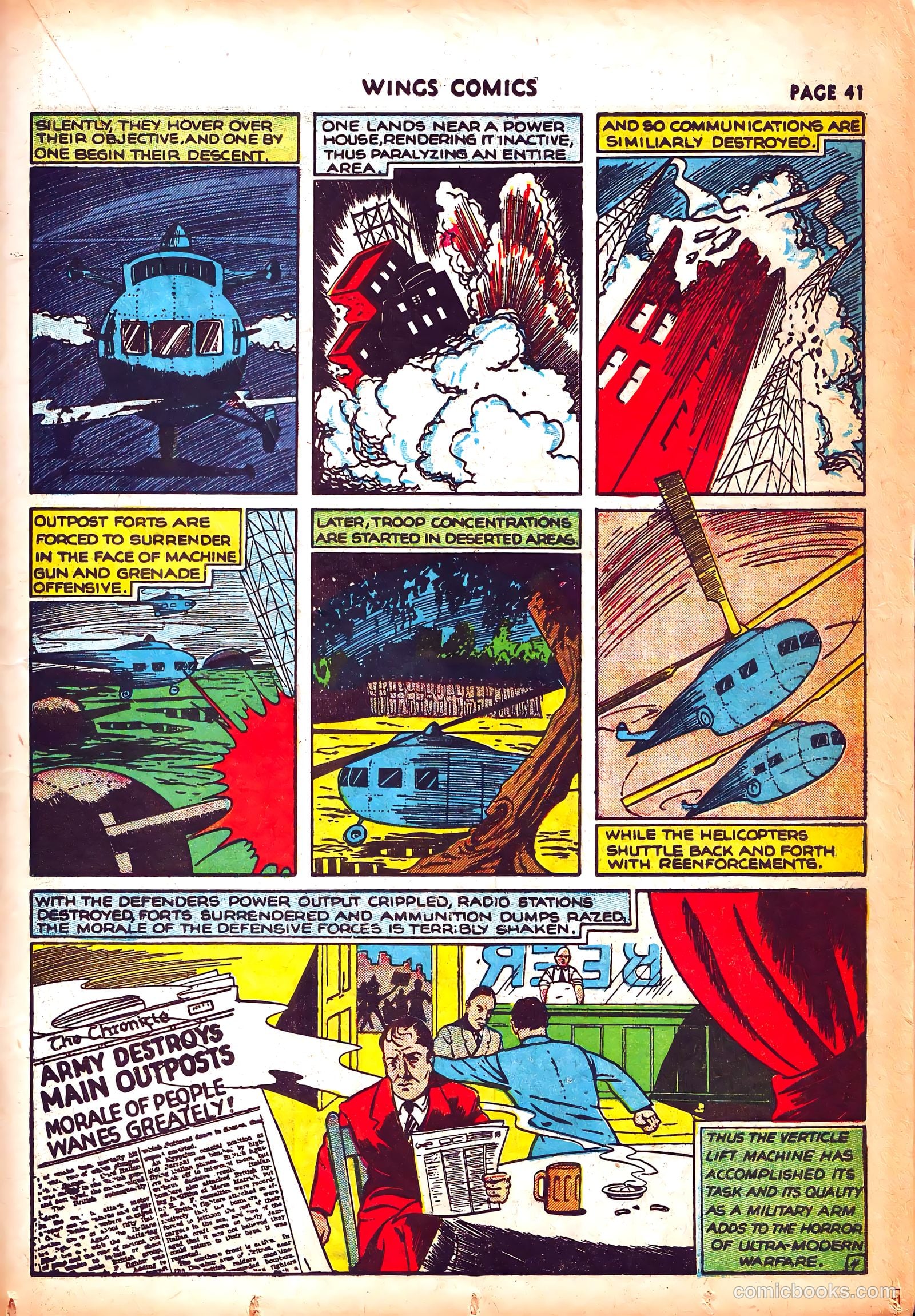 Wings Comics #3 (1940) — page 44 of 69