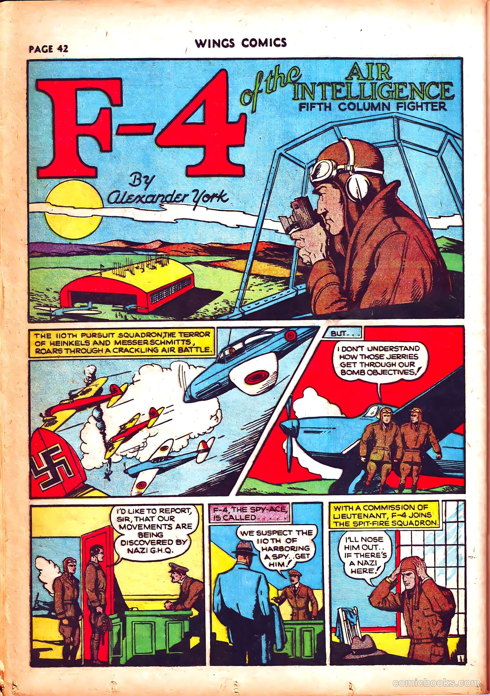 Wings Comics #3 (1940) — page 45 of 69