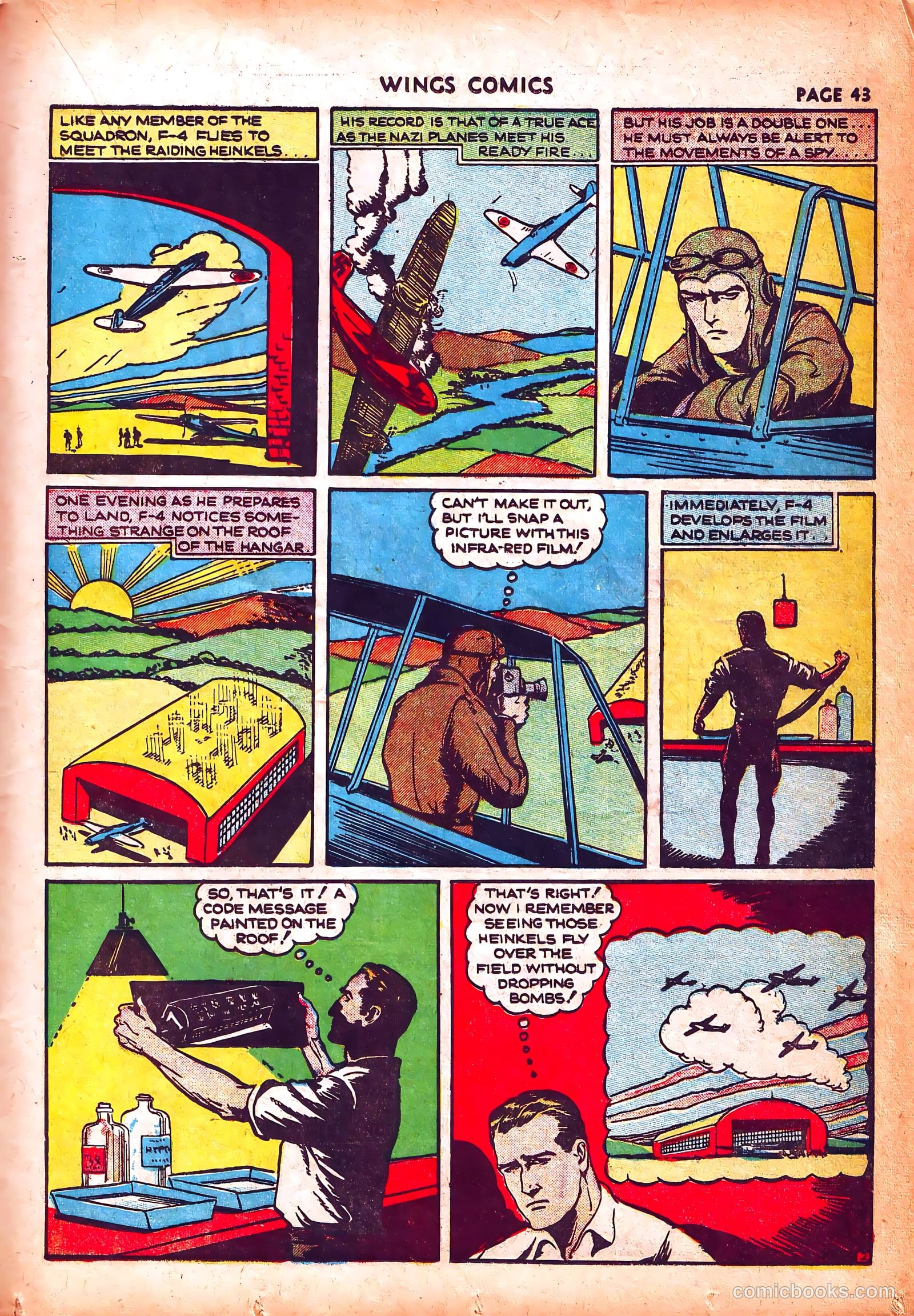 Wings Comics #3 (1940) — page 46 of 69