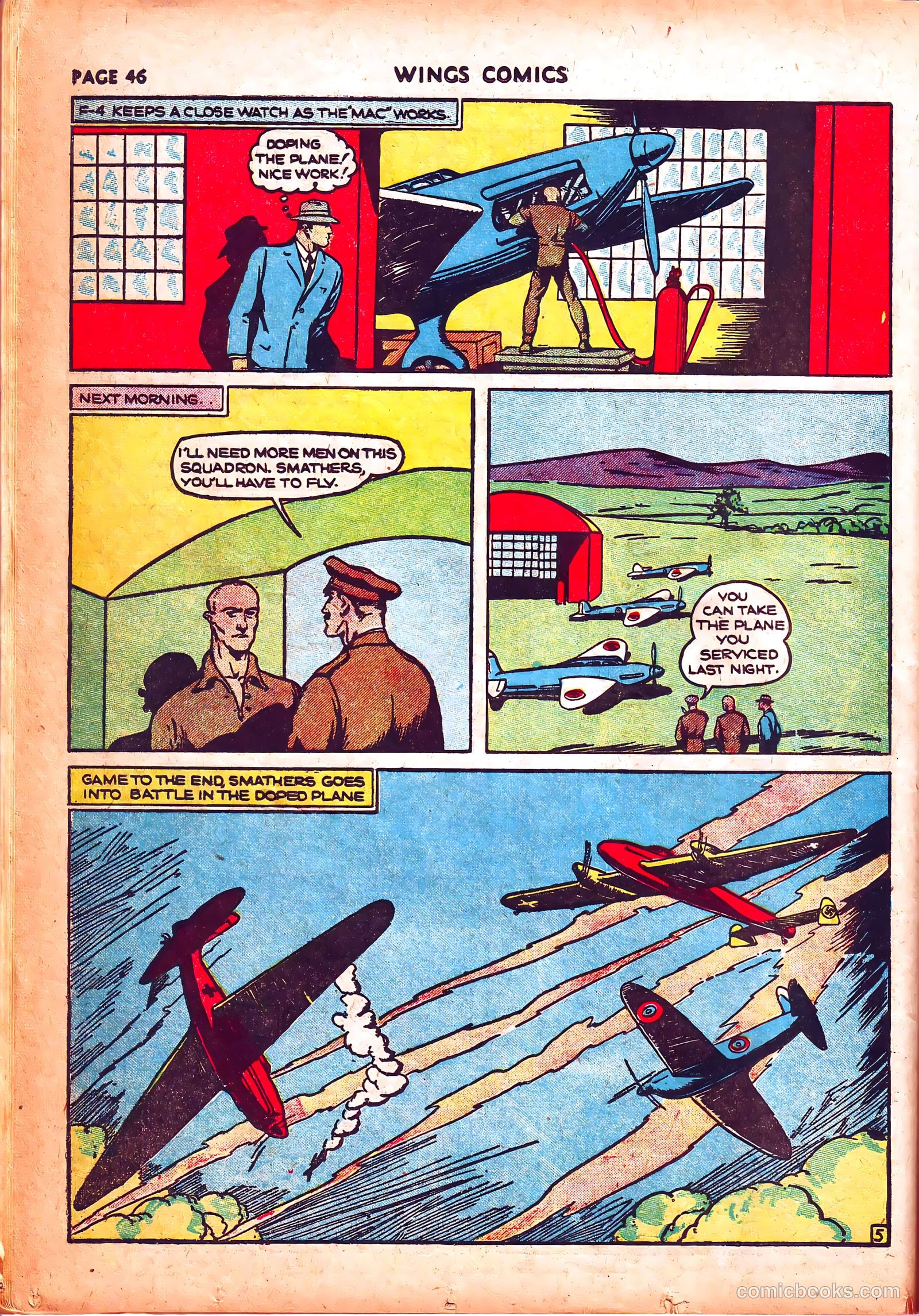 Wings Comics #3 (1940) — page 49 of 69