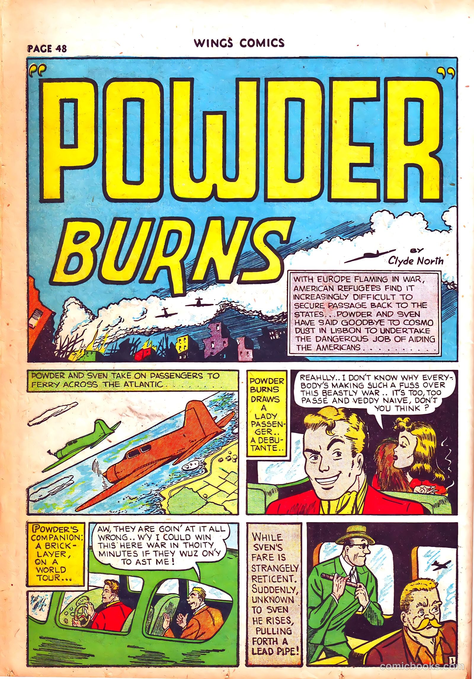 Wings Comics #3 (1940) — page 51 of 69