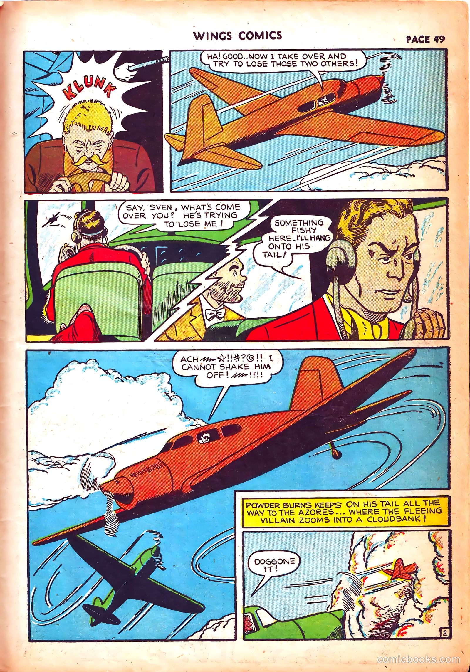 Wings Comics #3 (1940) — page 52 of 69