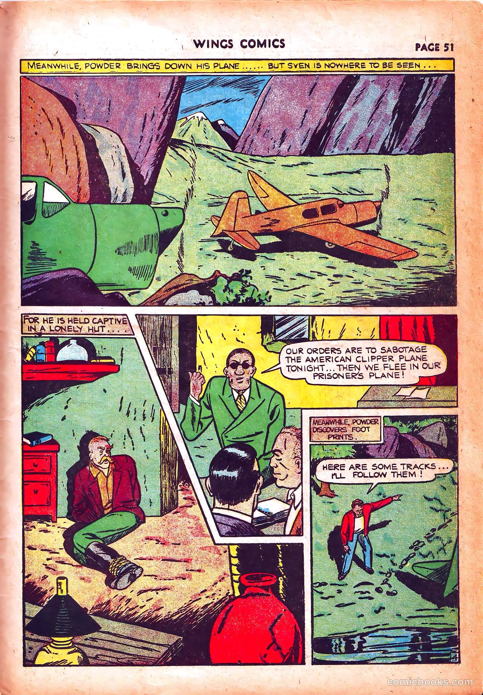 Wings Comics #3 (1940) — page 54 of 69
