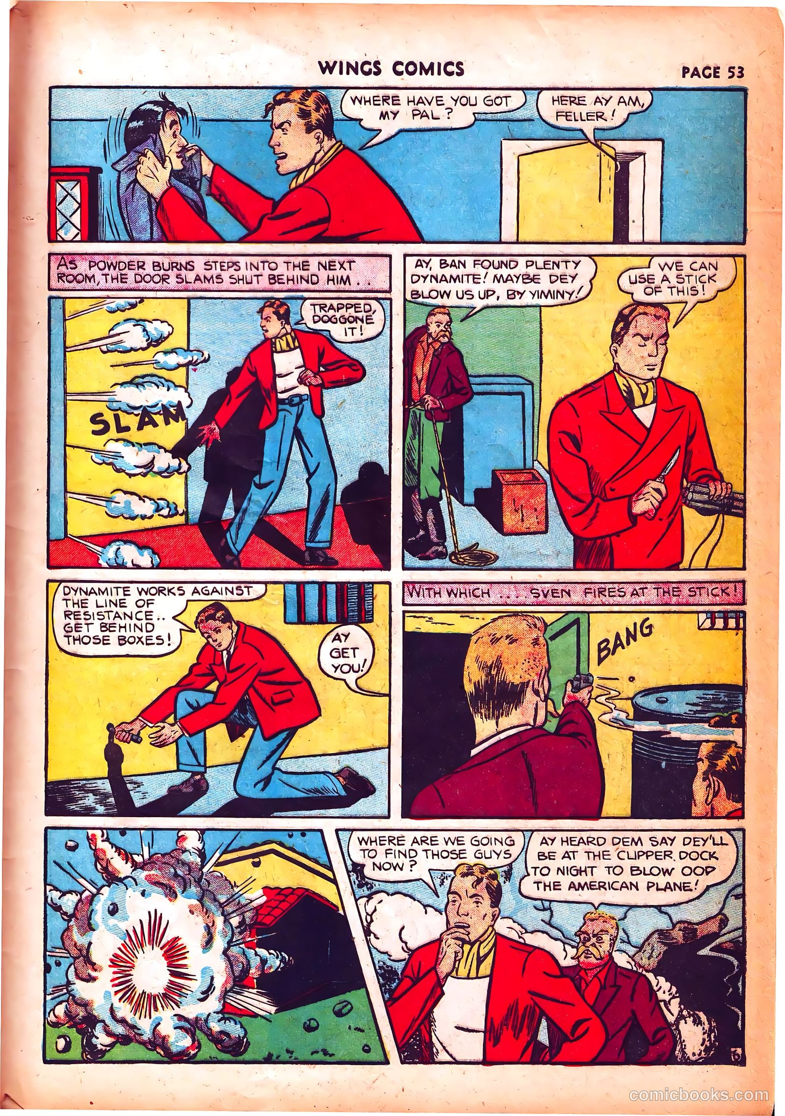 Wings Comics #3 (1940) — page 56 of 69