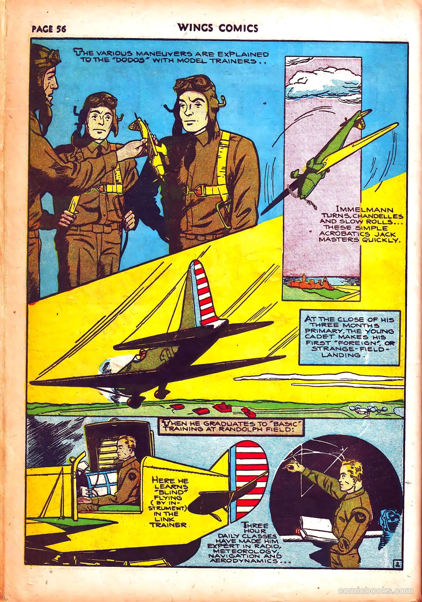 Wings Comics #3 (1940) — page 59 of 69