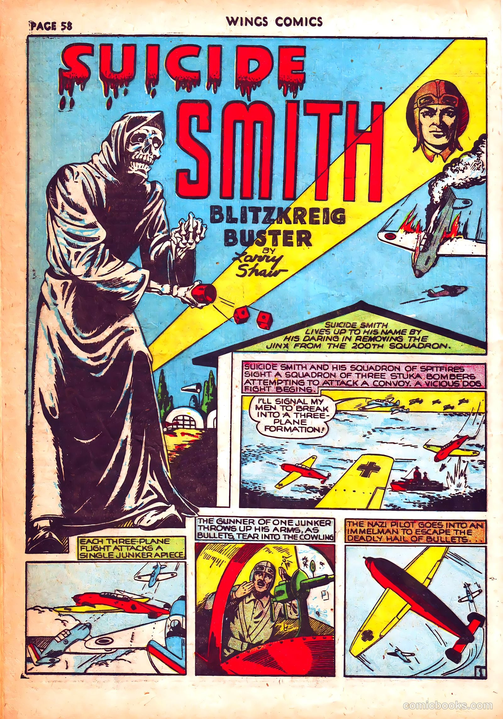 Wings Comics #3 (1940) — page 61 of 69