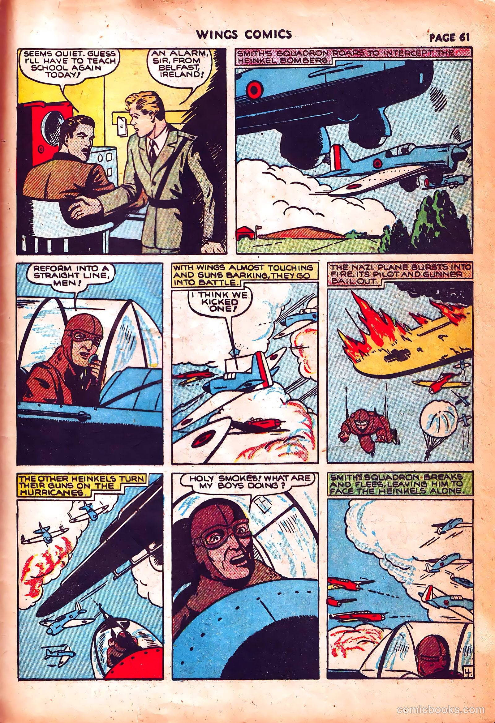 Wings Comics #3 (1940) — page 64 of 69