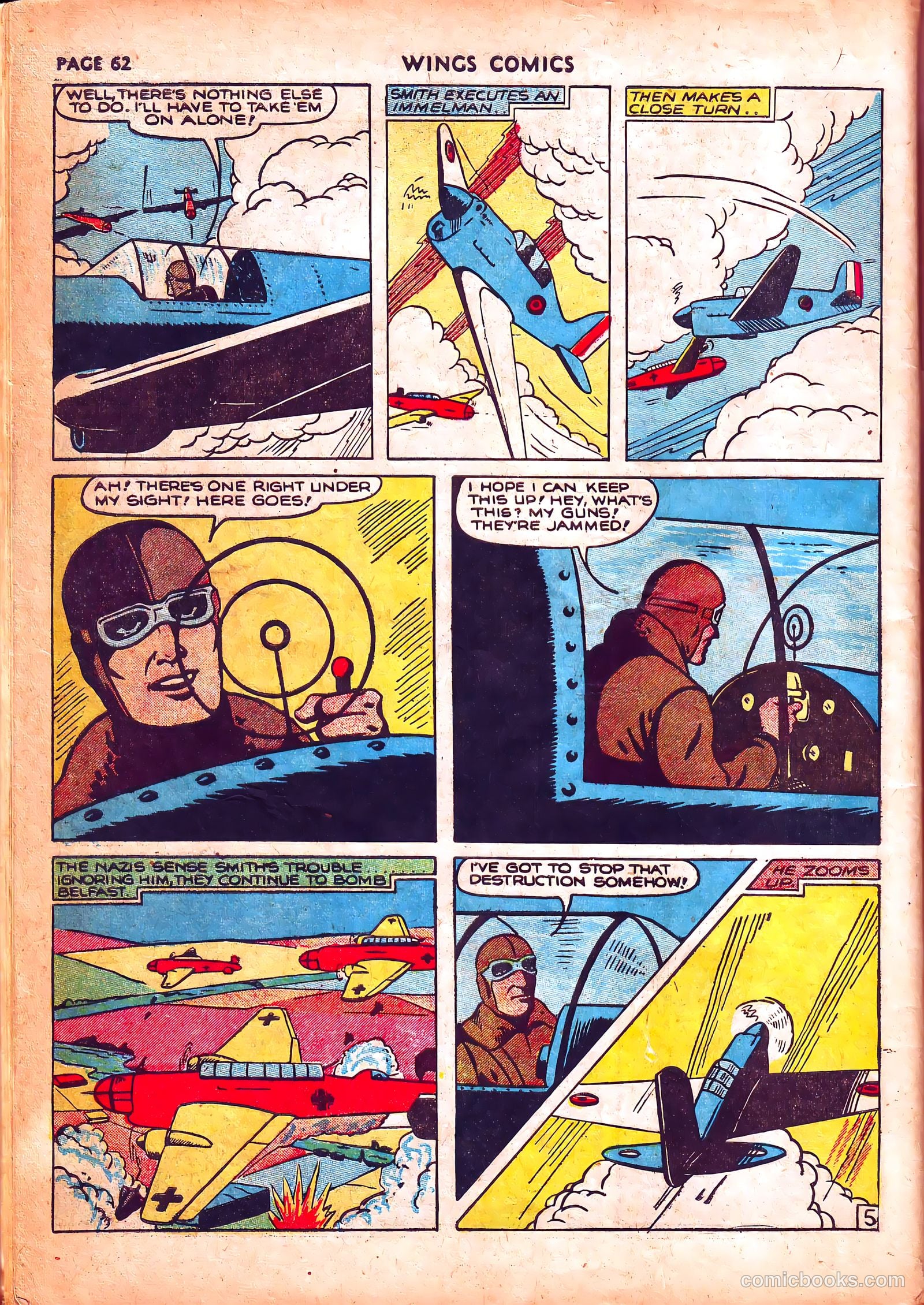 Wings Comics #3 (1940) — page 65 of 69