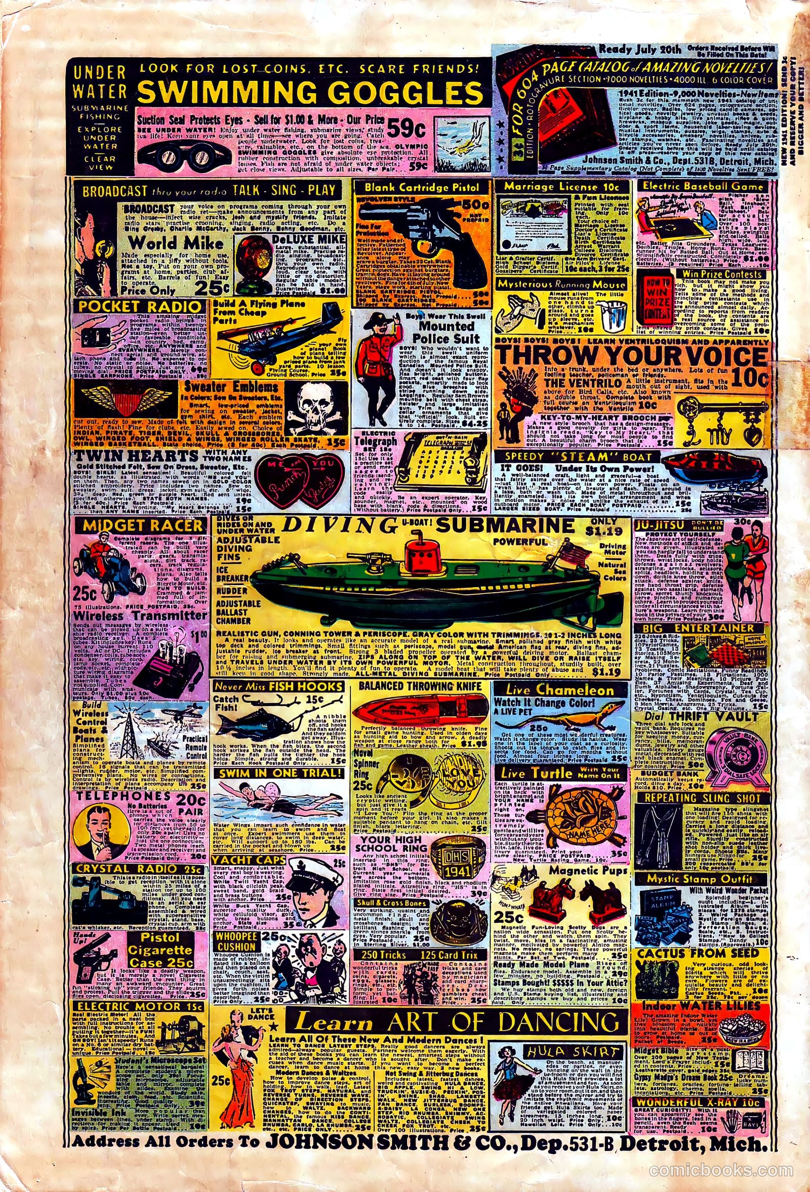 Wings Comics #3 (1940) — page 69 of 69