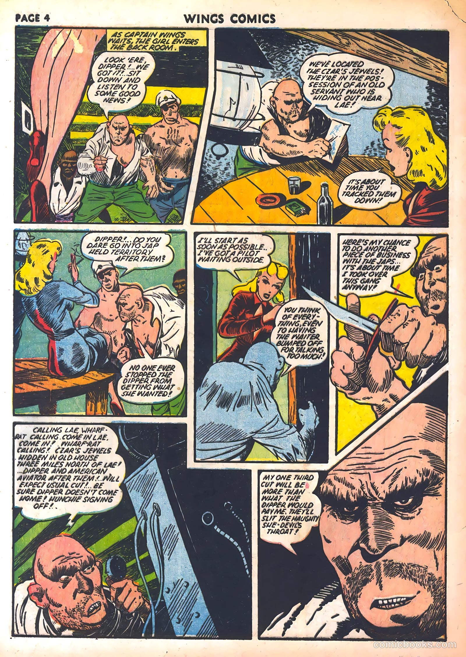 Wings Comics #30 (1943) — page 6 of 68