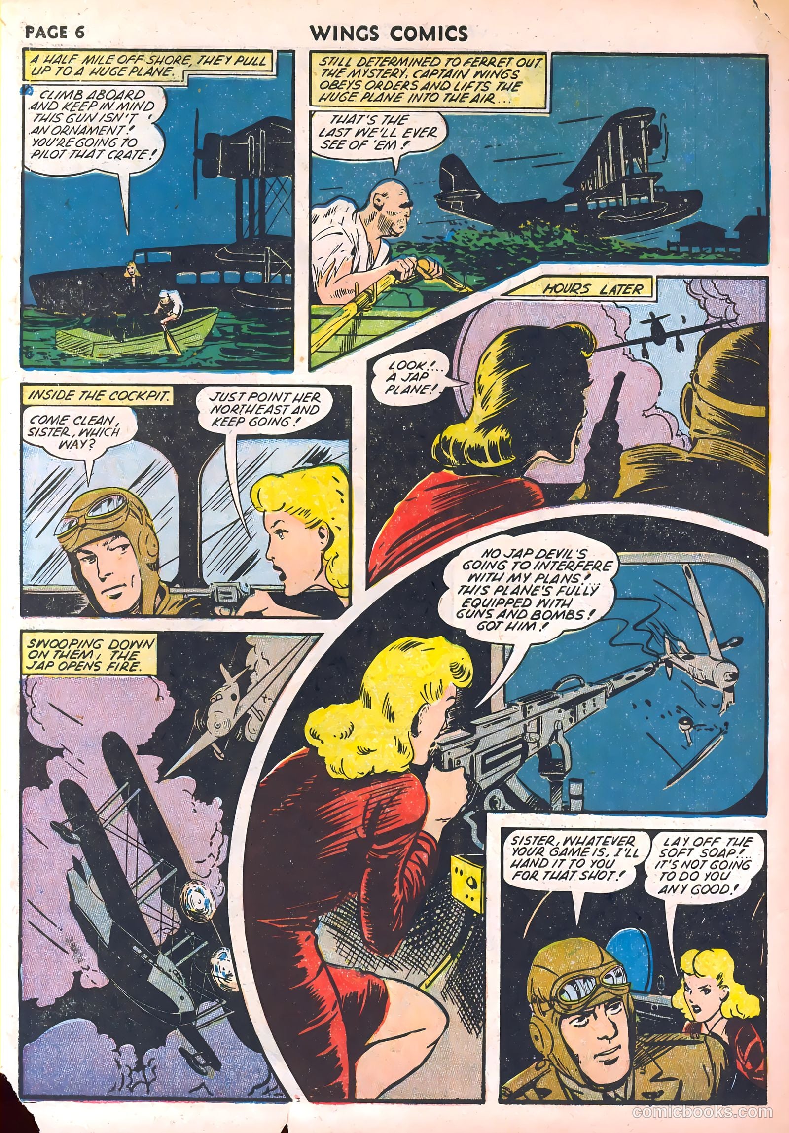 Wings Comics #30 (1943) — page 8 of 68
