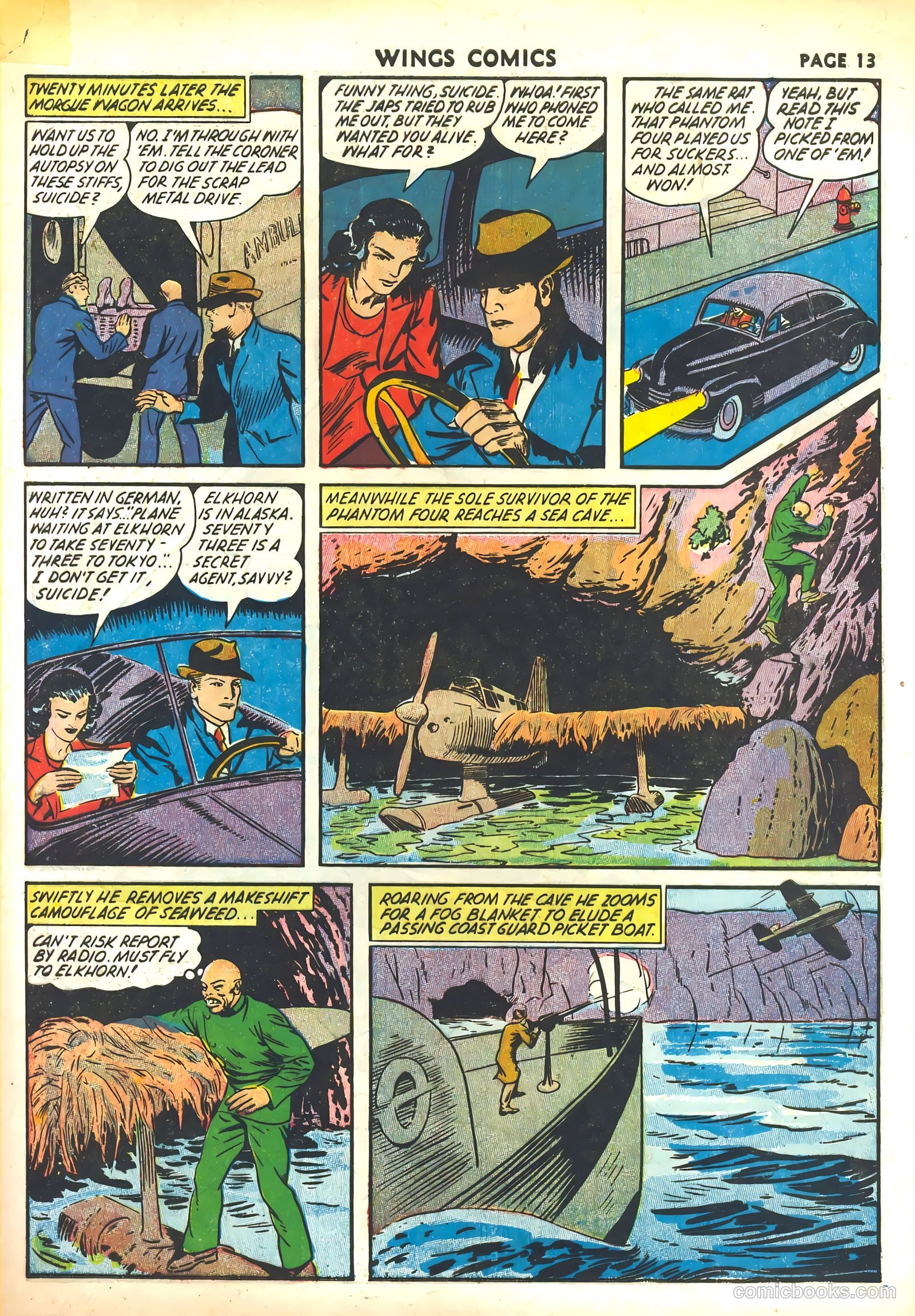 Wings Comics #30 (1943) — page 15 of 68