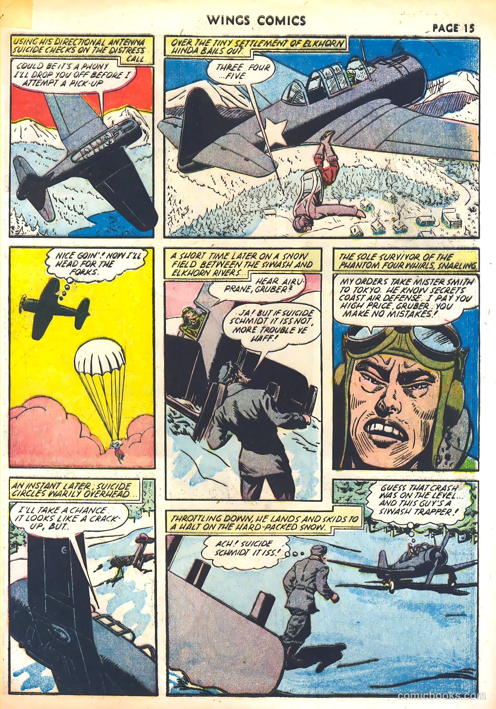 Wings Comics #30 (1943) — page 17 of 68