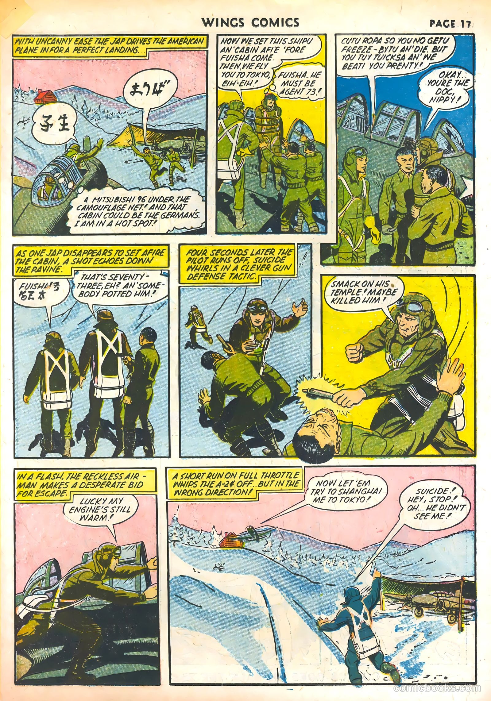 Wings Comics #30 (1943) — page 19 of 68