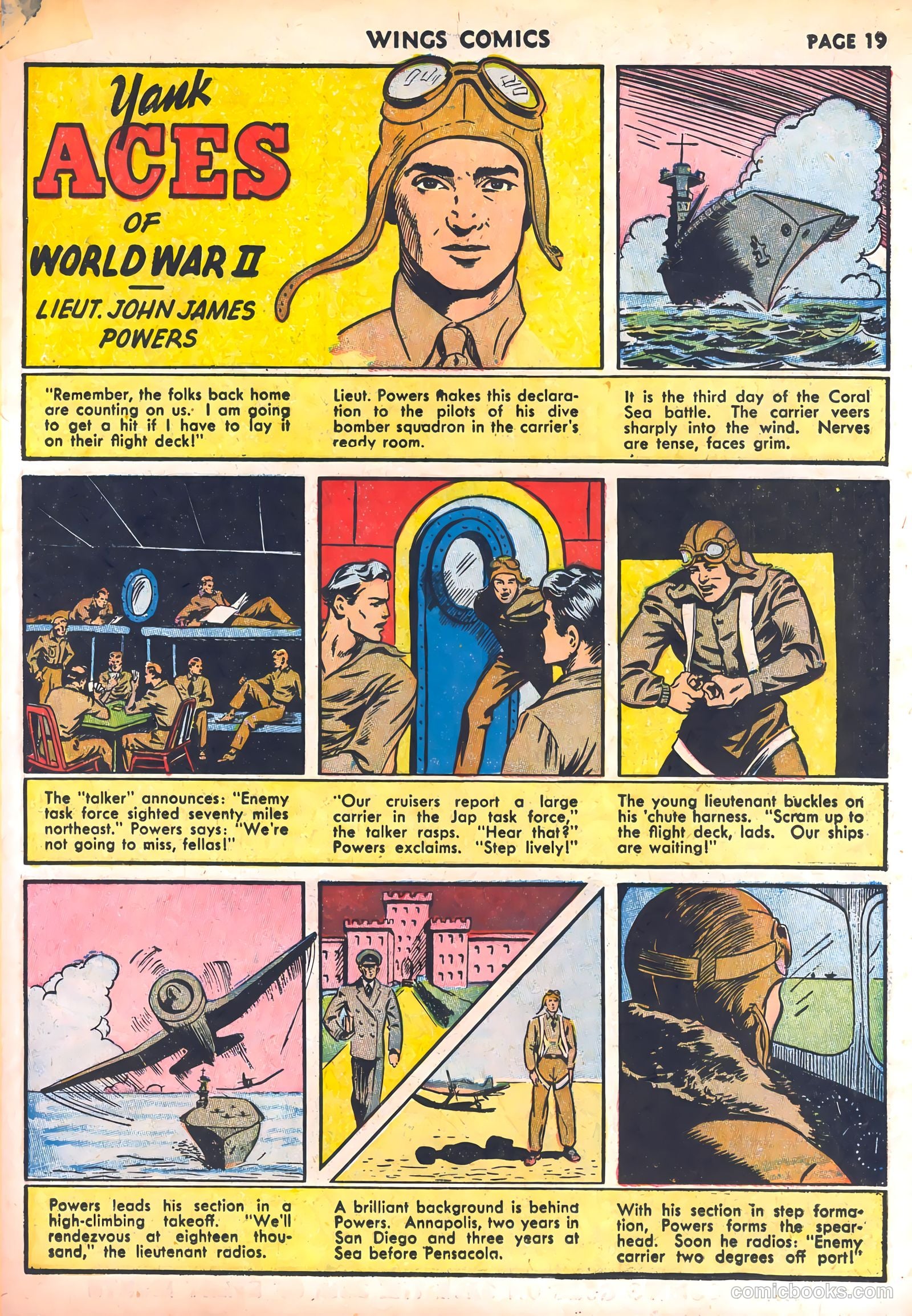 Wings Comics #30 (1943) — page 21 of 68
