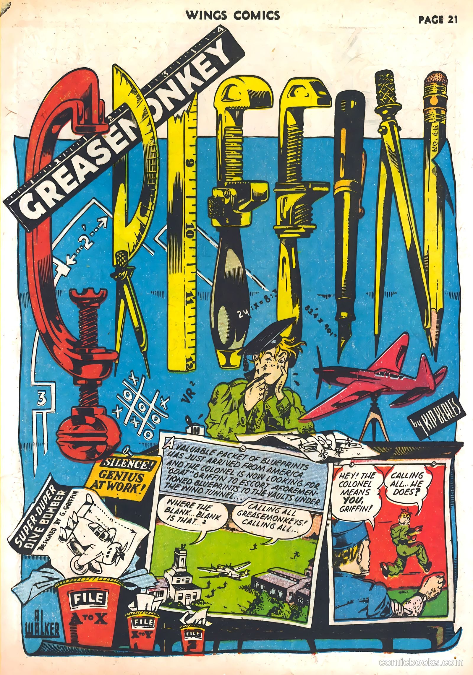 Wings Comics #30 (1943) — page 23 of 68
