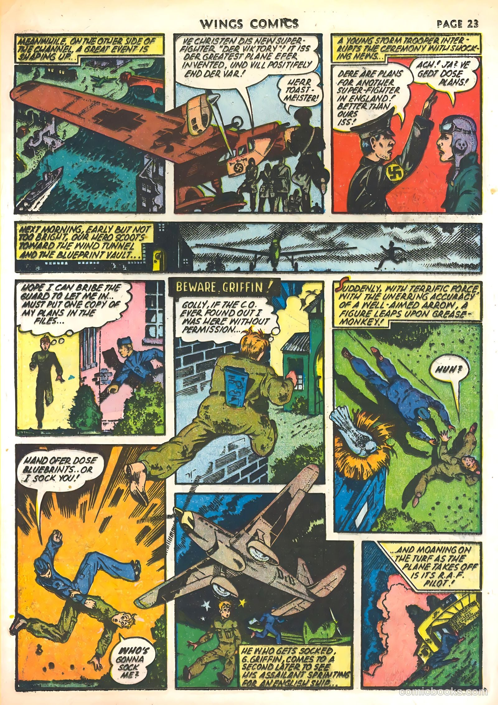 Wings Comics #30 (1943) — page 25 of 68